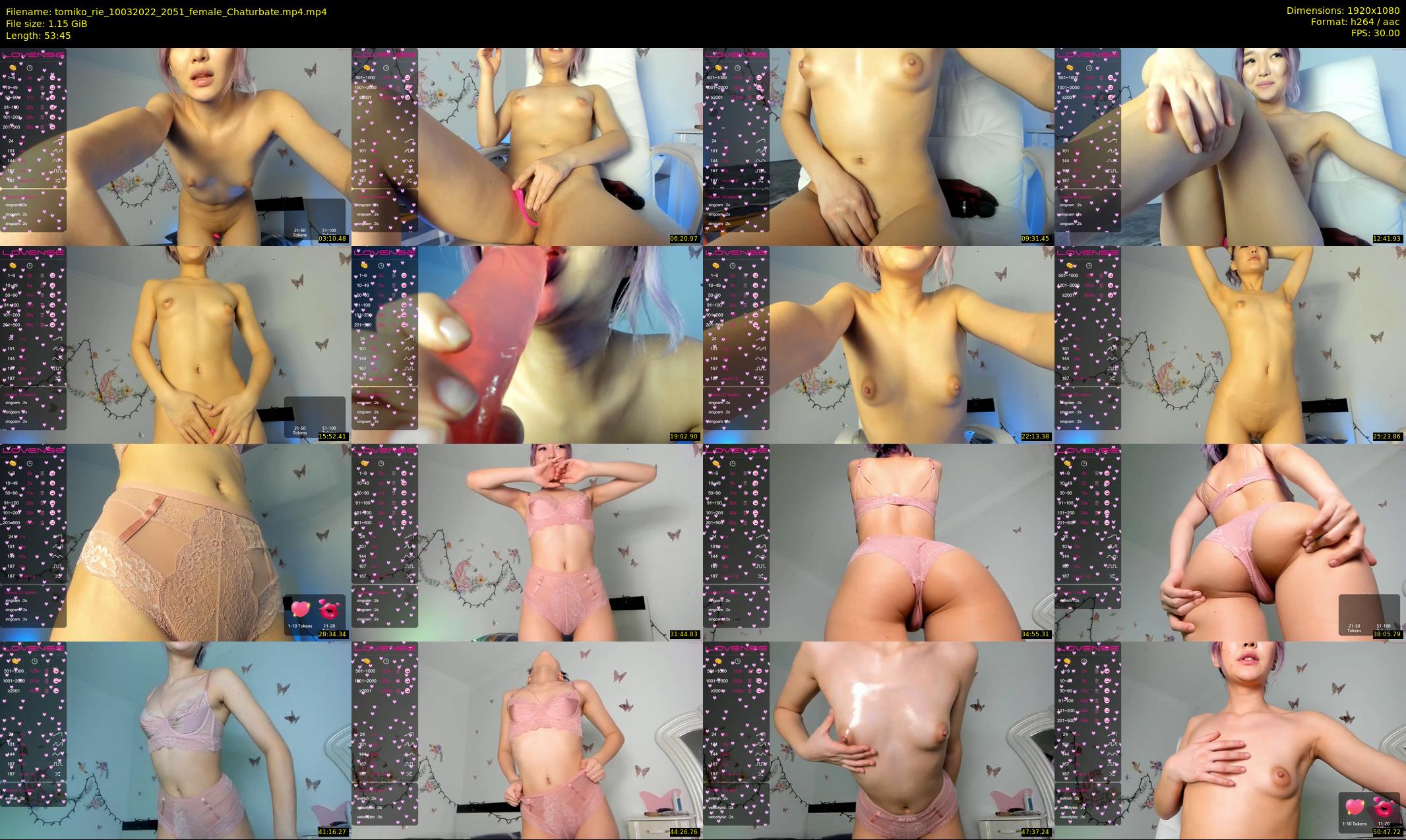 tomiko_rie — 54 minute Chaturbate female cam show recording, 1080p, Mar 10, 2022