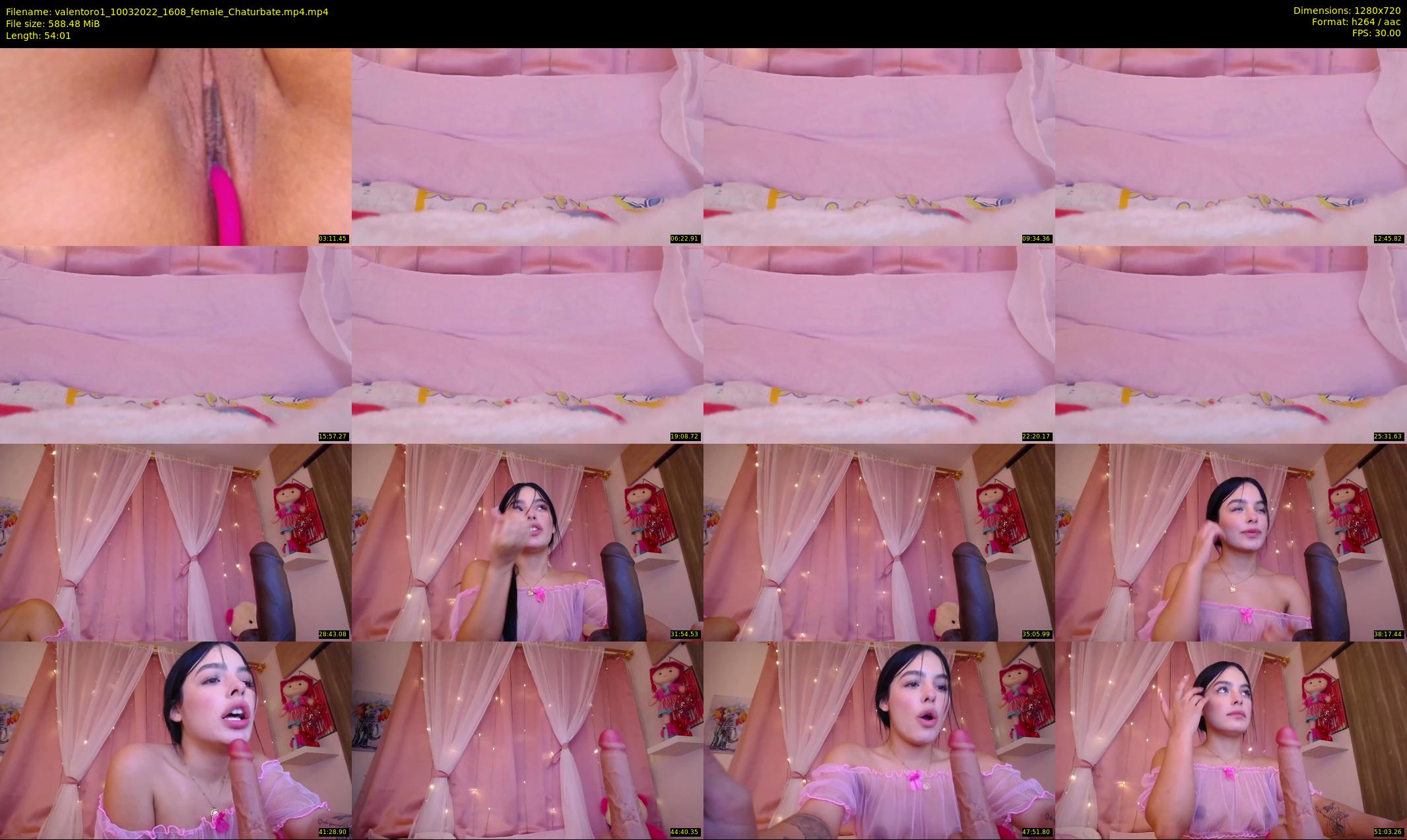 valentoro1 — 55 minute Chaturbate female cam show recording, 720p, Mar 10, 2022