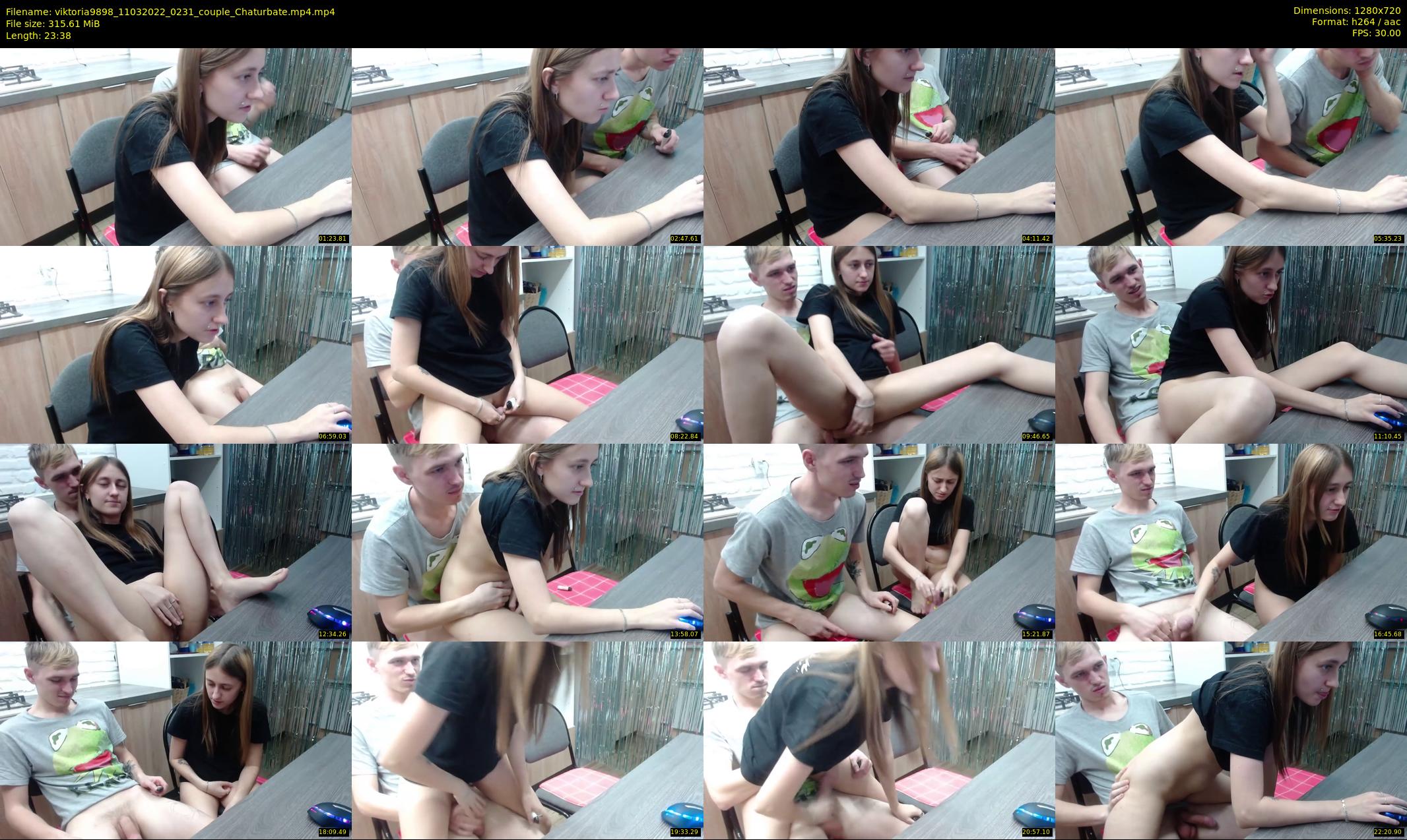 viktoria9898 — 24 minute Chaturbate couple cam show recording, 720p, Mar 11, 2022