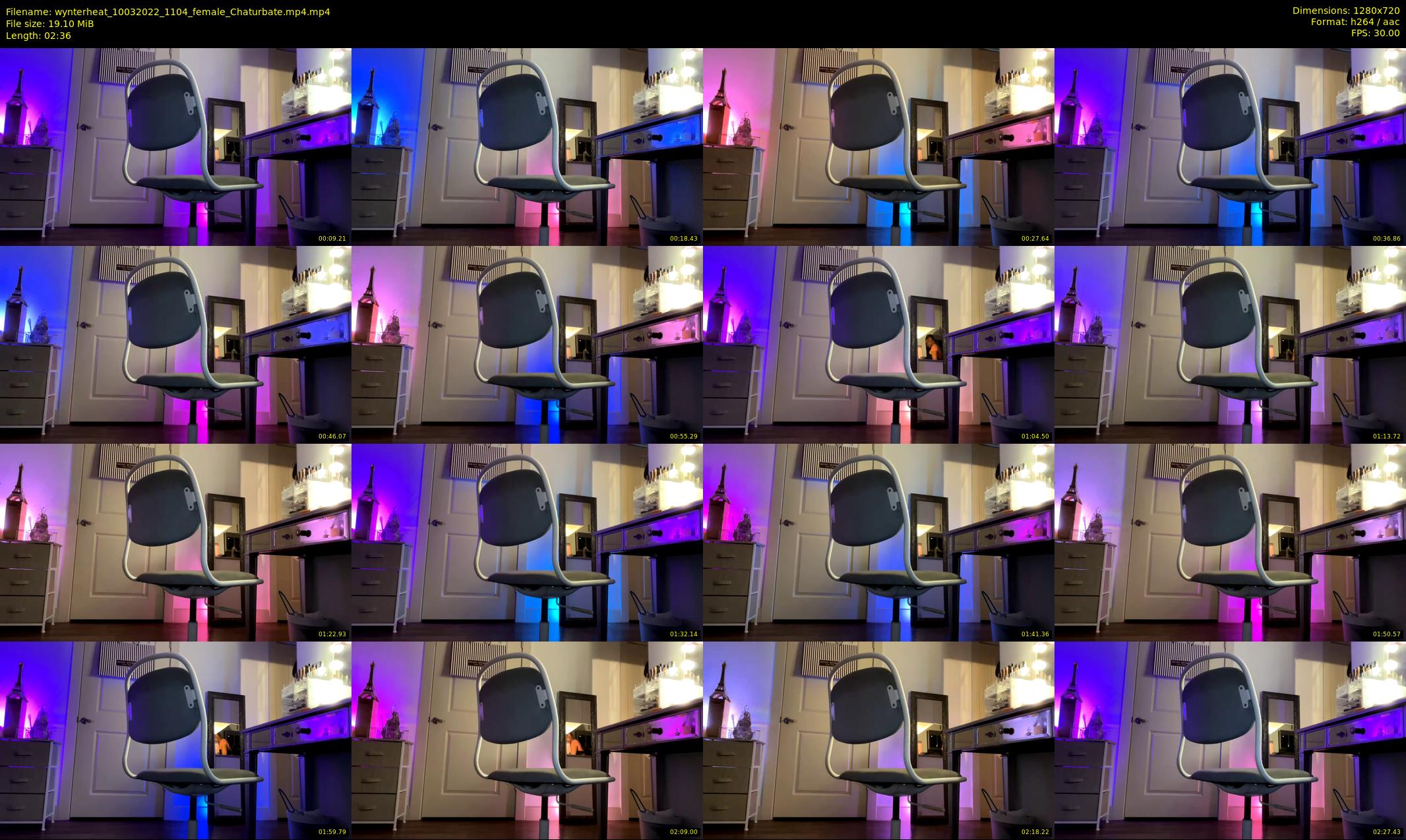 wynterheat — 3 minute Chaturbate female cam show recording, 720p, Mar 10, 2022