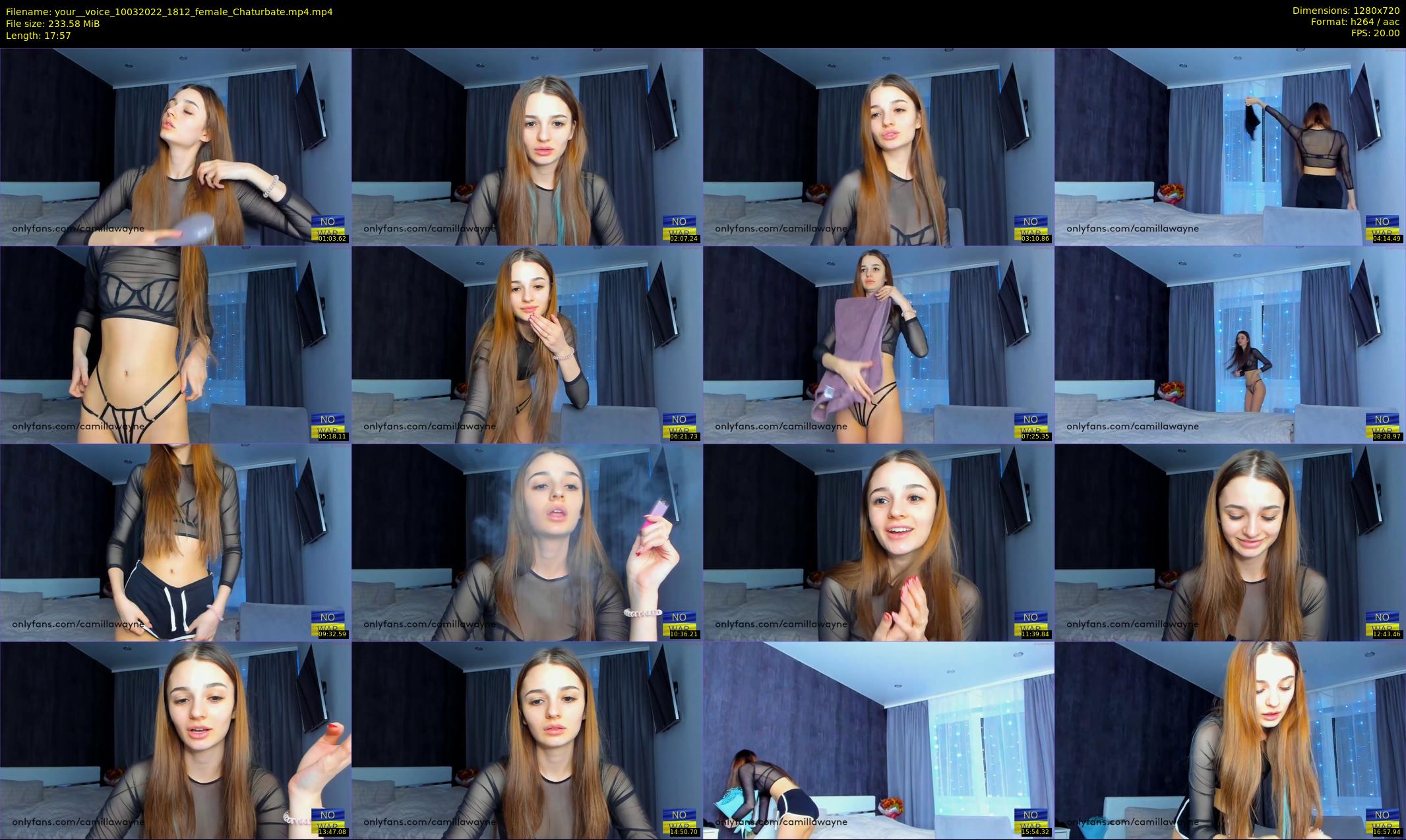 your__voice — 18 minute Chaturbate female cam show recording, 720p, Mar 10, 2022