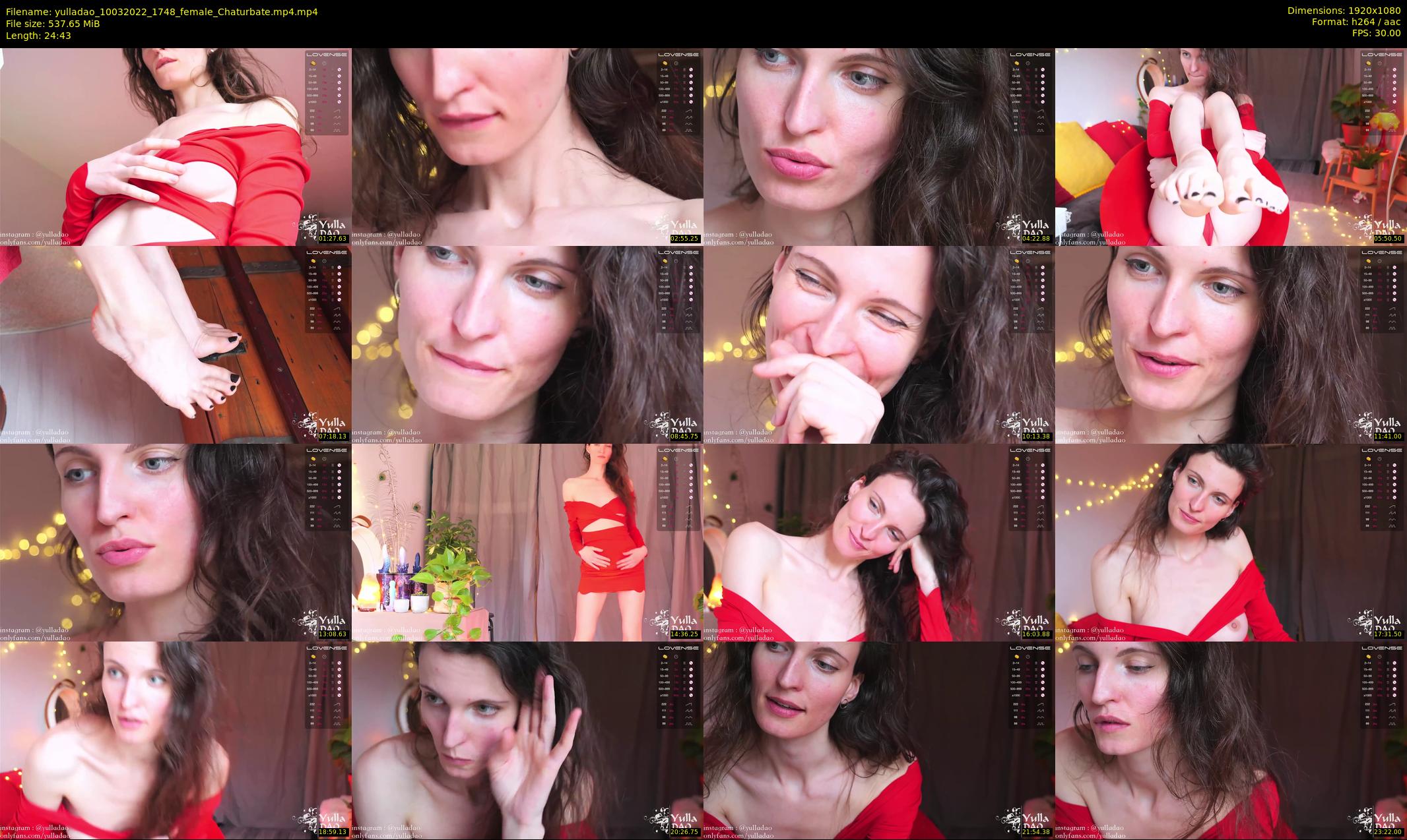 yulladao — 25 minute Chaturbate female cam show recording, 1080p, Mar 10, 2022