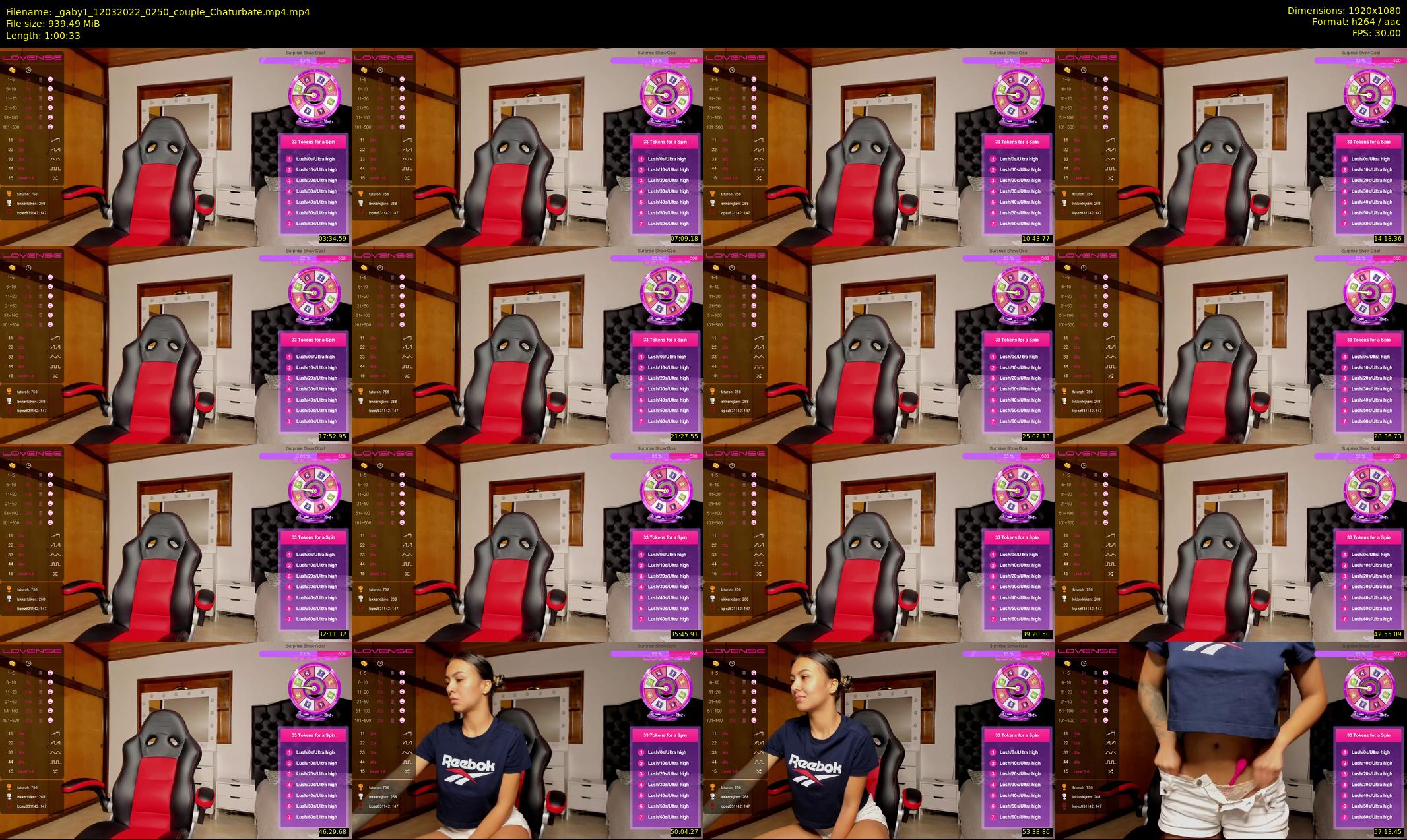 _gaby1 — 61 minute Chaturbate female cam show recording, 1080p, Mar 12, 2022