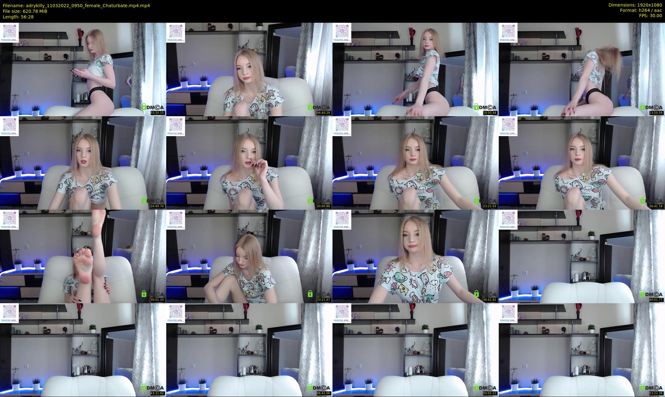 adrykilly — 57 minute Chaturbate female cam show recording, 1080p, Mar 11, 2022