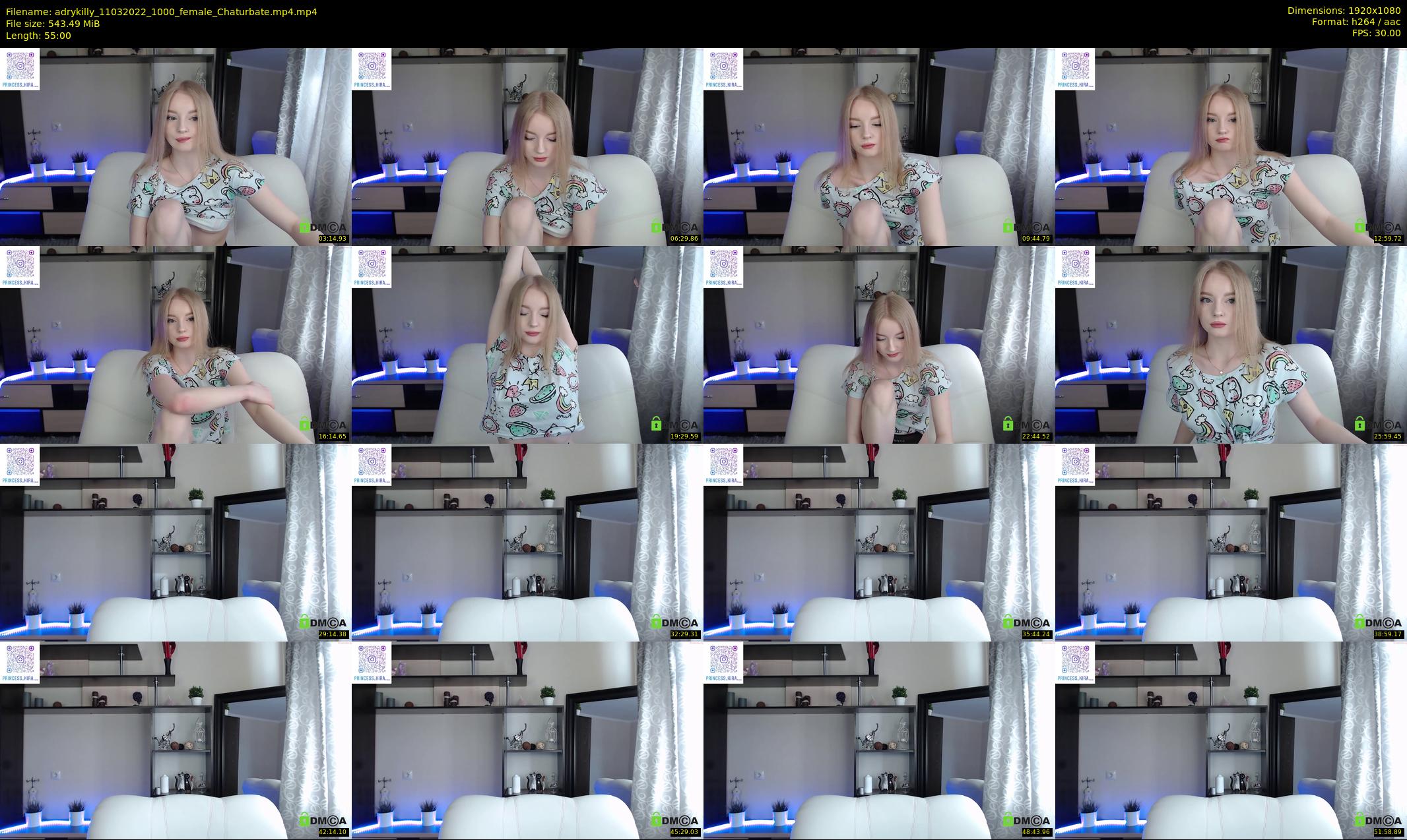 adrykilly — 55 minute Chaturbate female cam show recording, 1080p, Mar 11, 2022