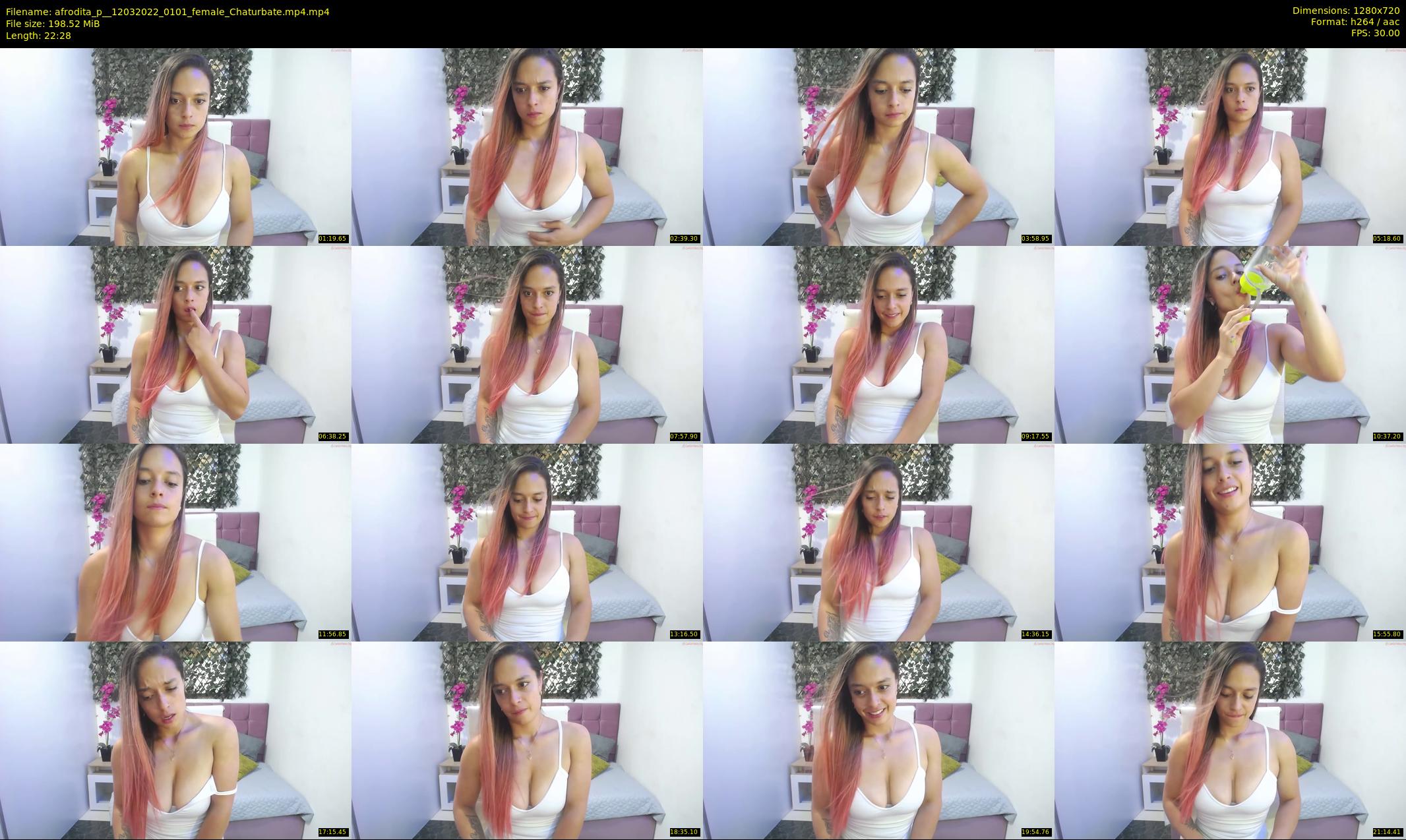 afrodita_p_ — 23 minute Chaturbate female cam show recording, 720p, Mar 12, 2022