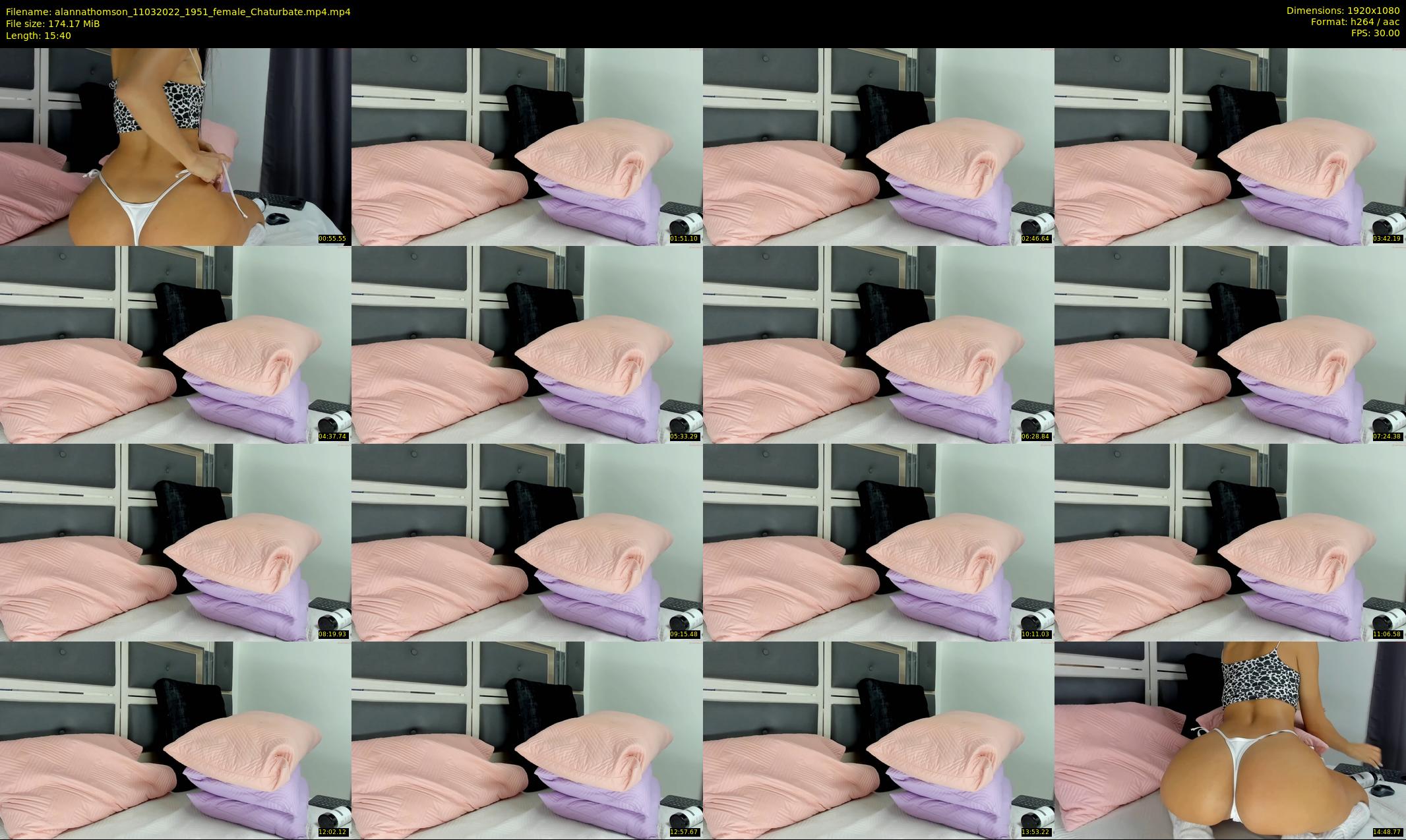 alannathomson — 16 minute Chaturbate female cam show recording, 1080p, Mar 11, 2022