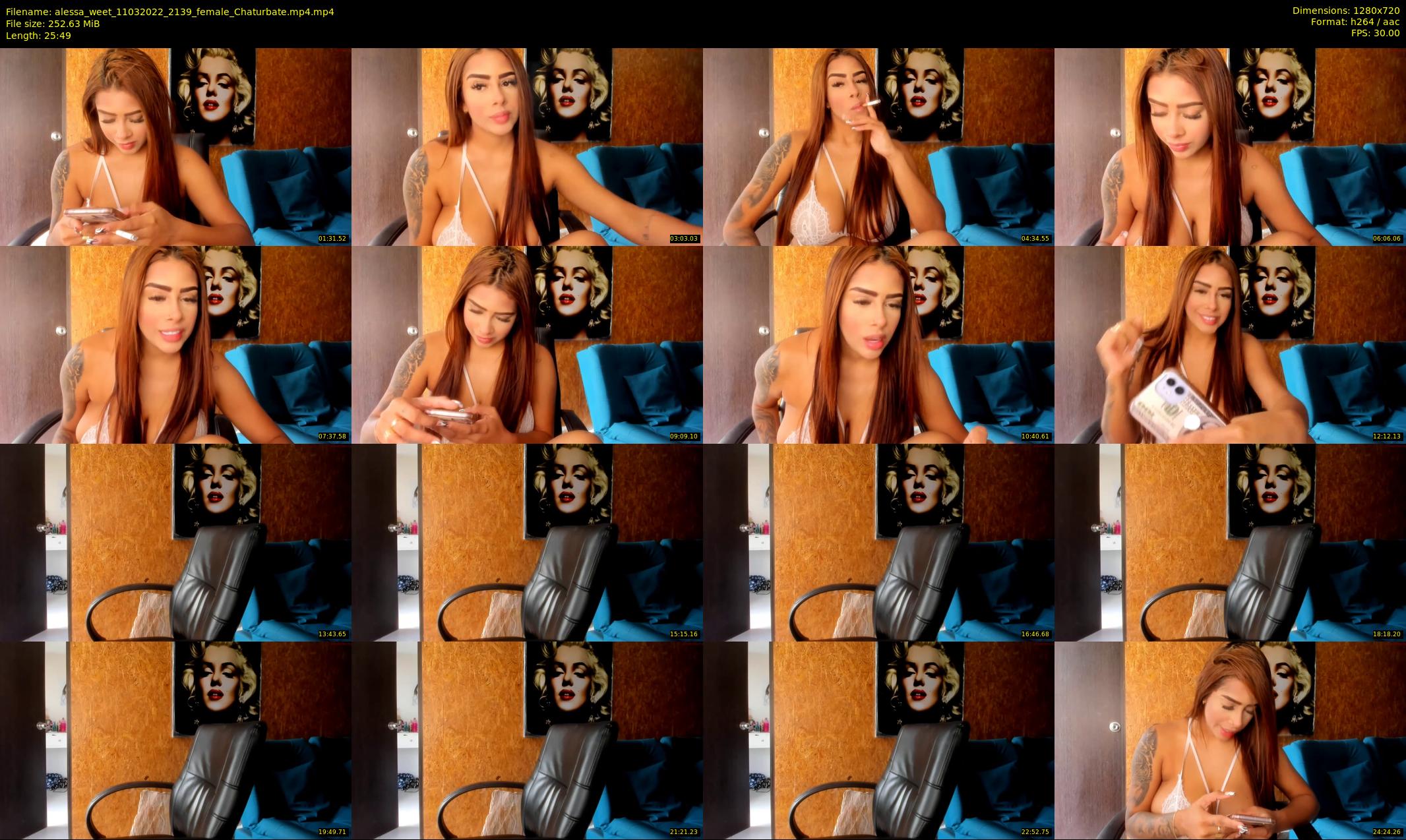 alessa_weet — 26 minute Chaturbate female cam show recording, 720p, Mar 11, 2022