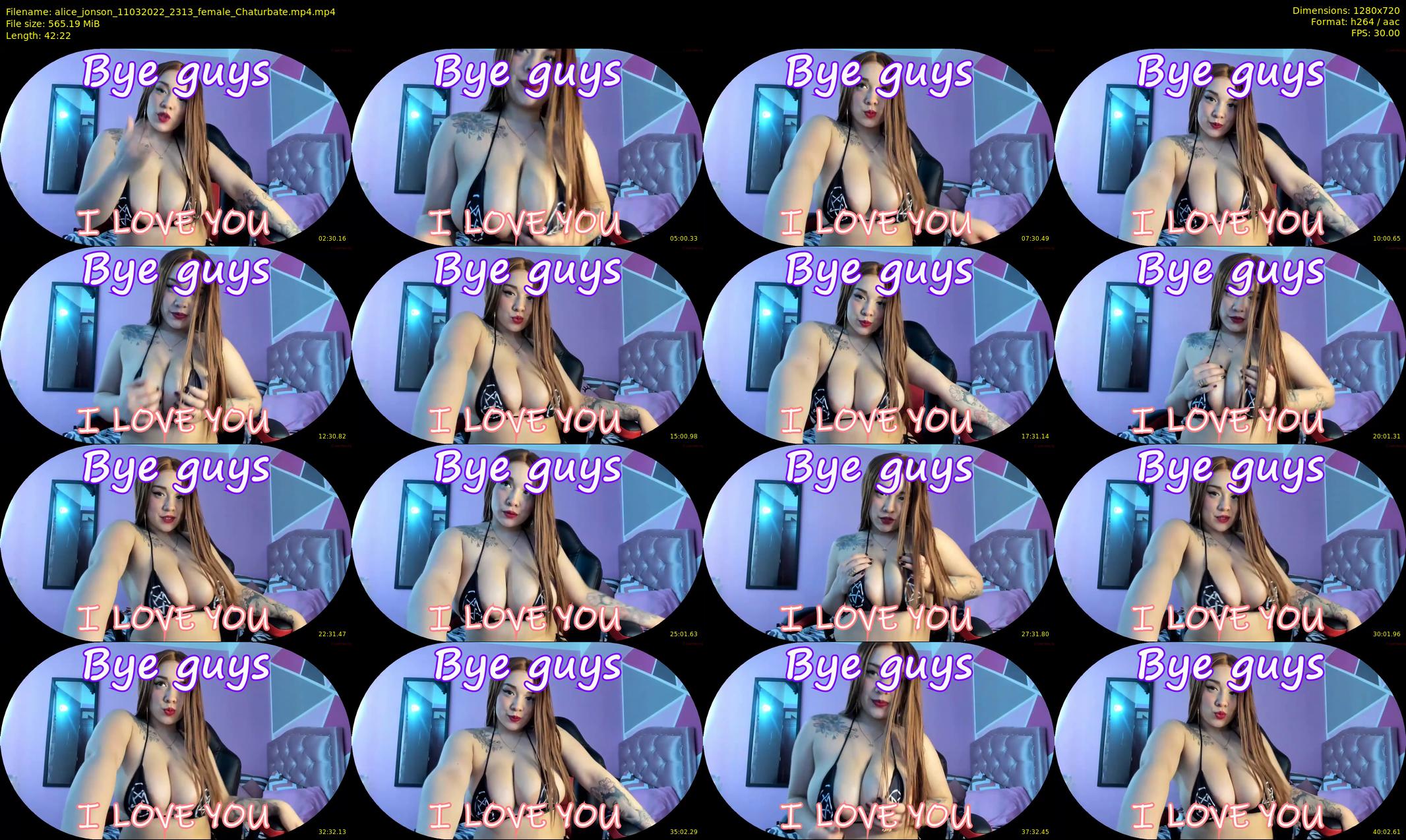 alice_jonson — 43 minute Chaturbate female cam show recording, 720p, Mar 11, 2022