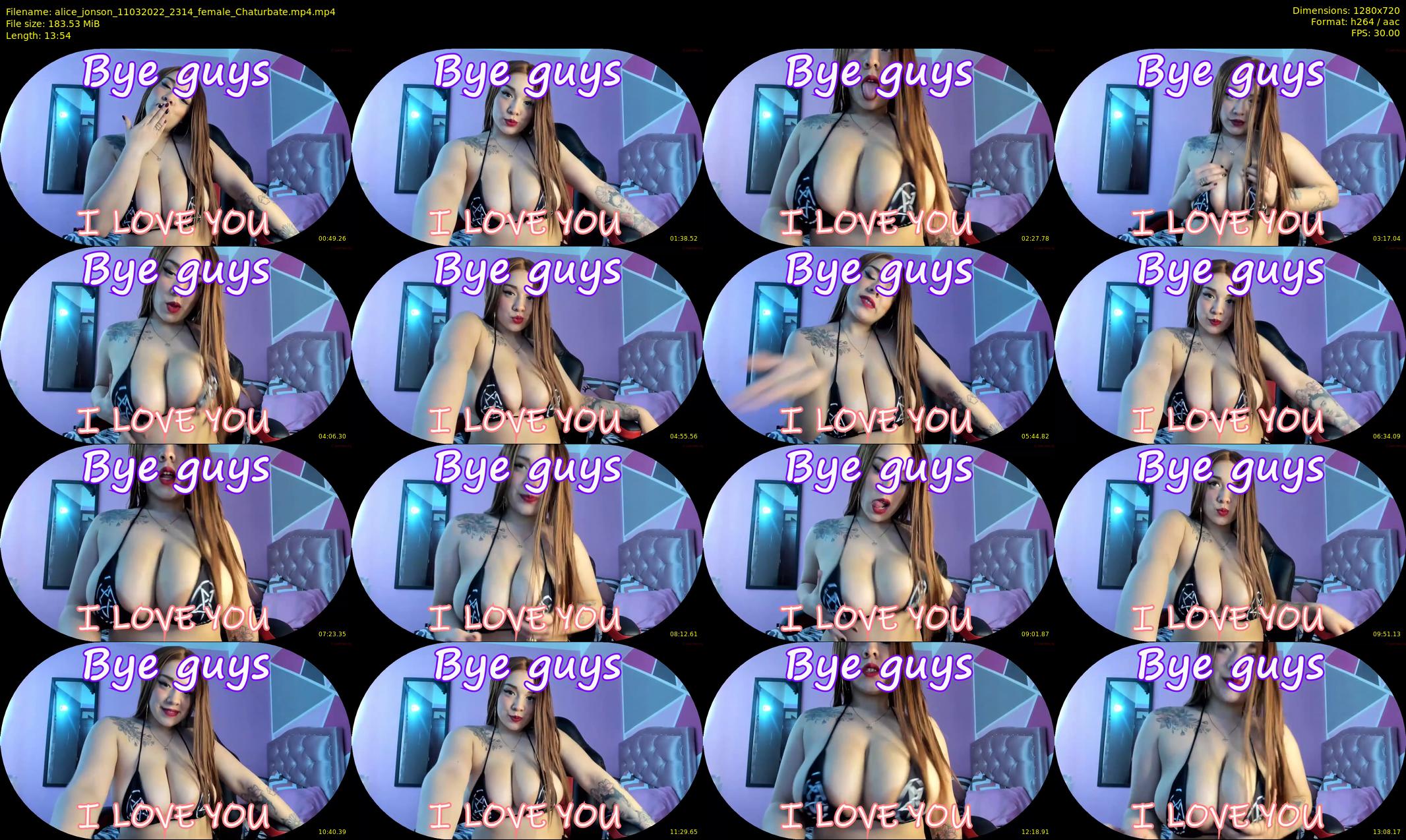 alice_jonson — 14 minute Chaturbate female cam show recording, 720p, Mar 11, 2022
