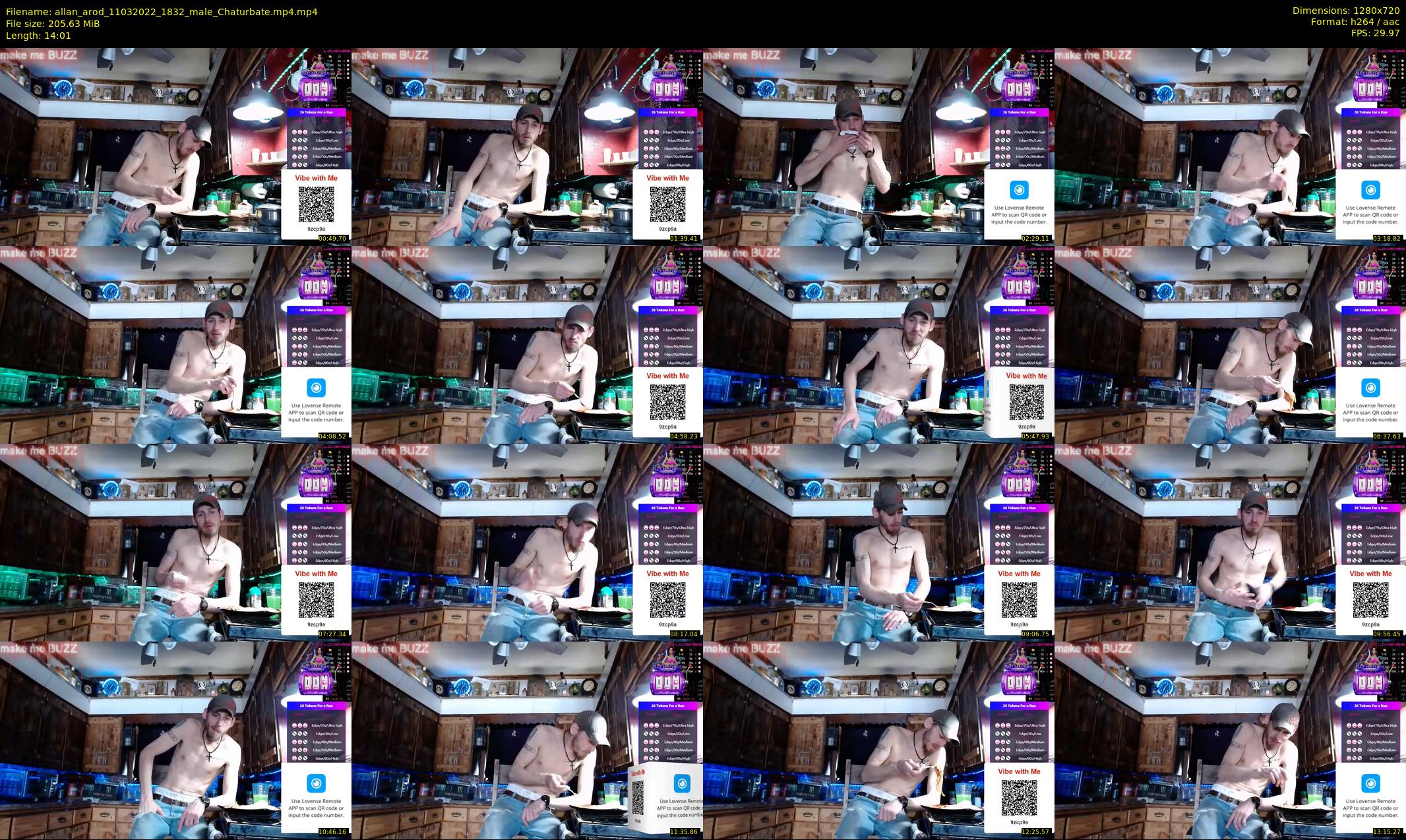 allan_arod — 15 minute Chaturbate male cam show recording, 720p, Mar 11, 2022