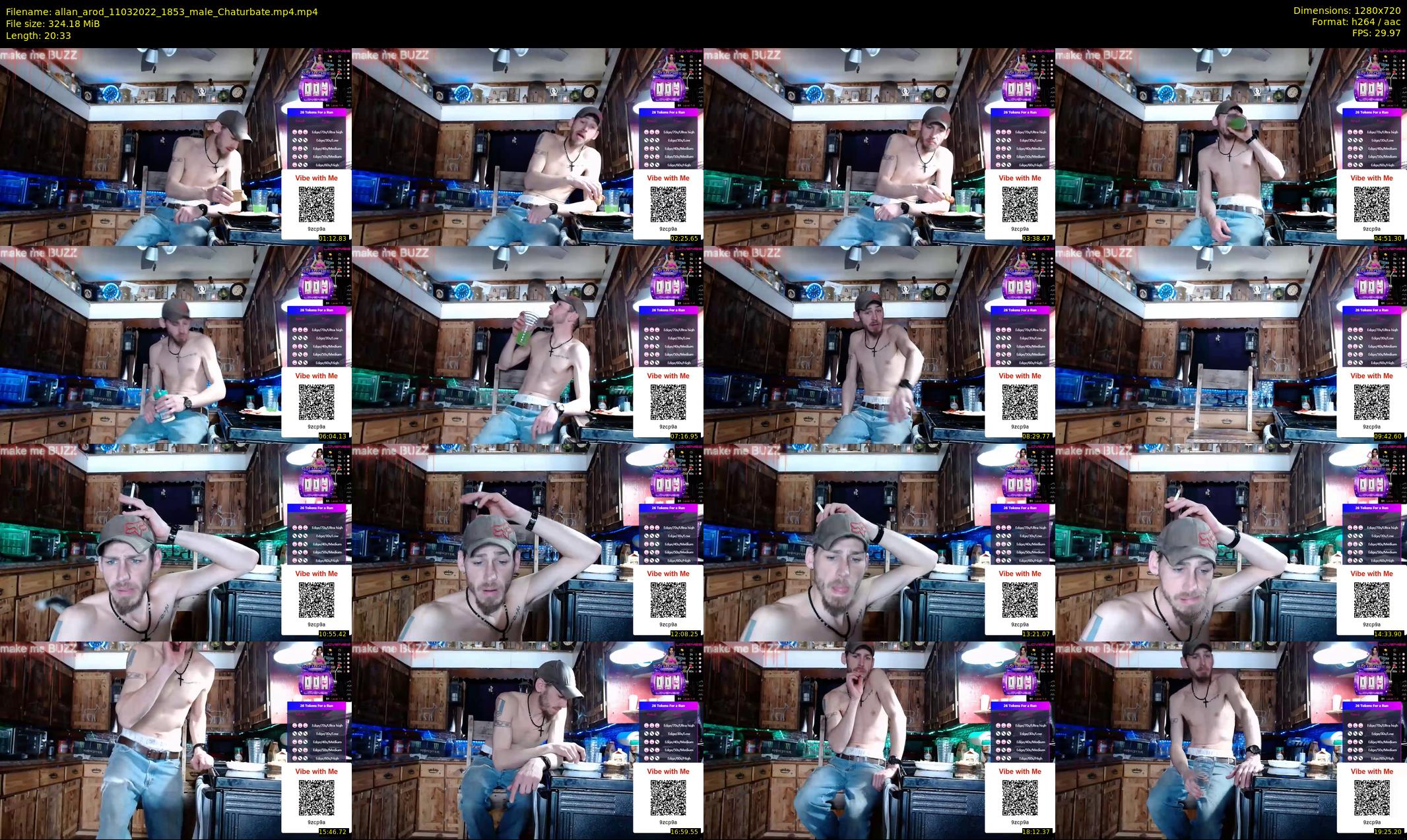 allan_arod — 21 minute Chaturbate male cam show recording, 720p, Mar 11, 2022