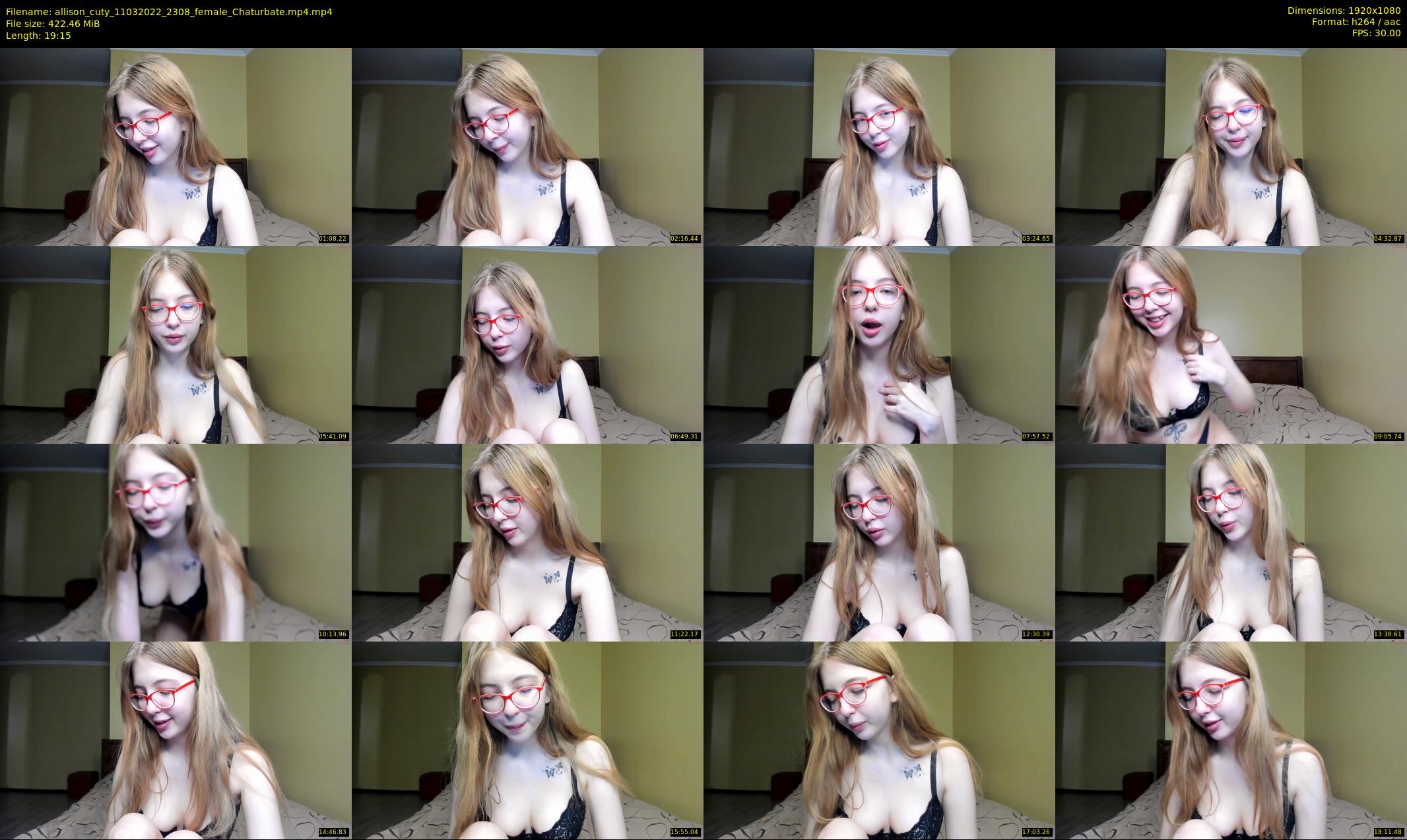 allison_cuty — 20 minute Chaturbate female cam show recording, 1080p, Mar 11, 2022