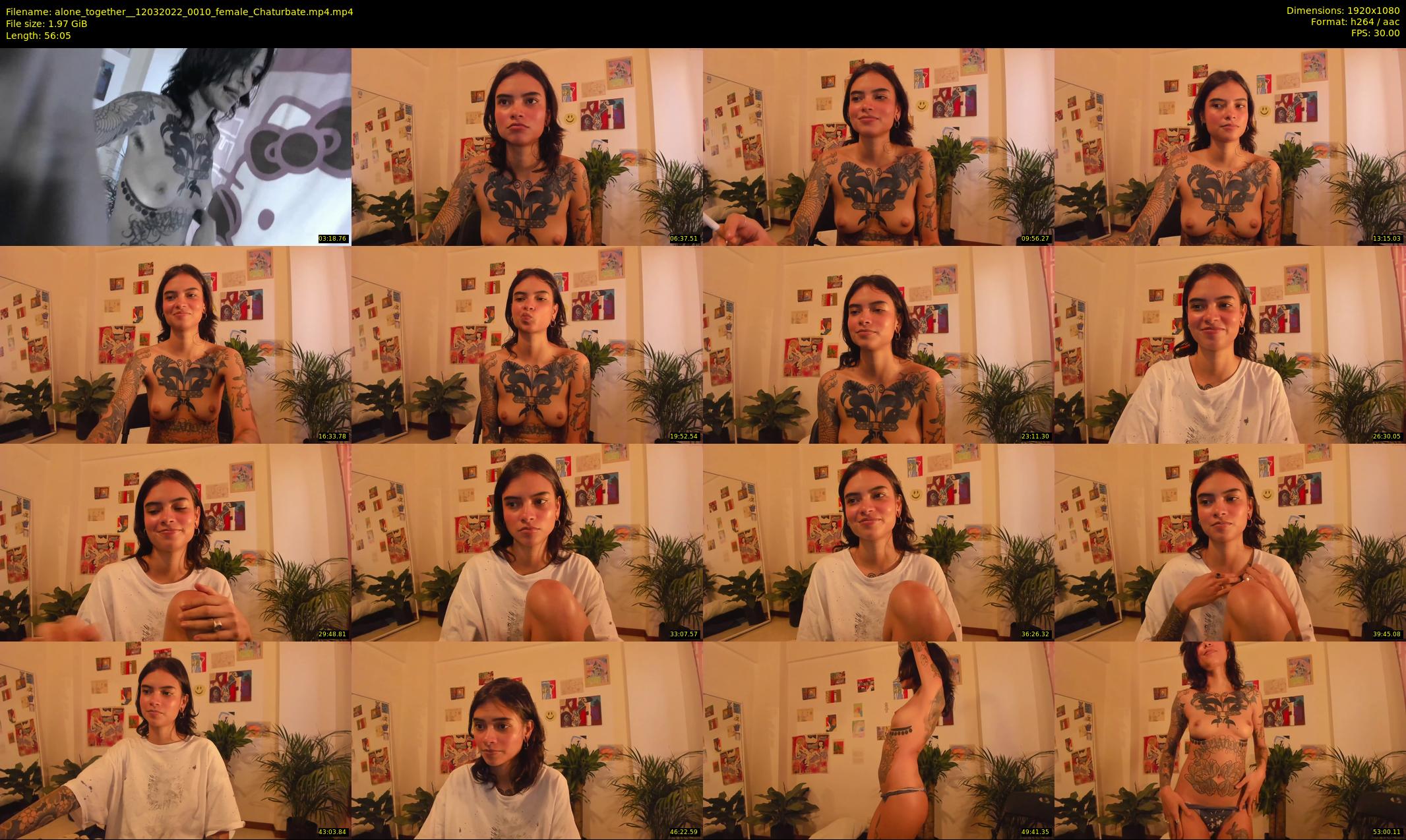 alone_together_ — 57 minute Chaturbate female cam show recording, 1080p, Mar 12, 2022