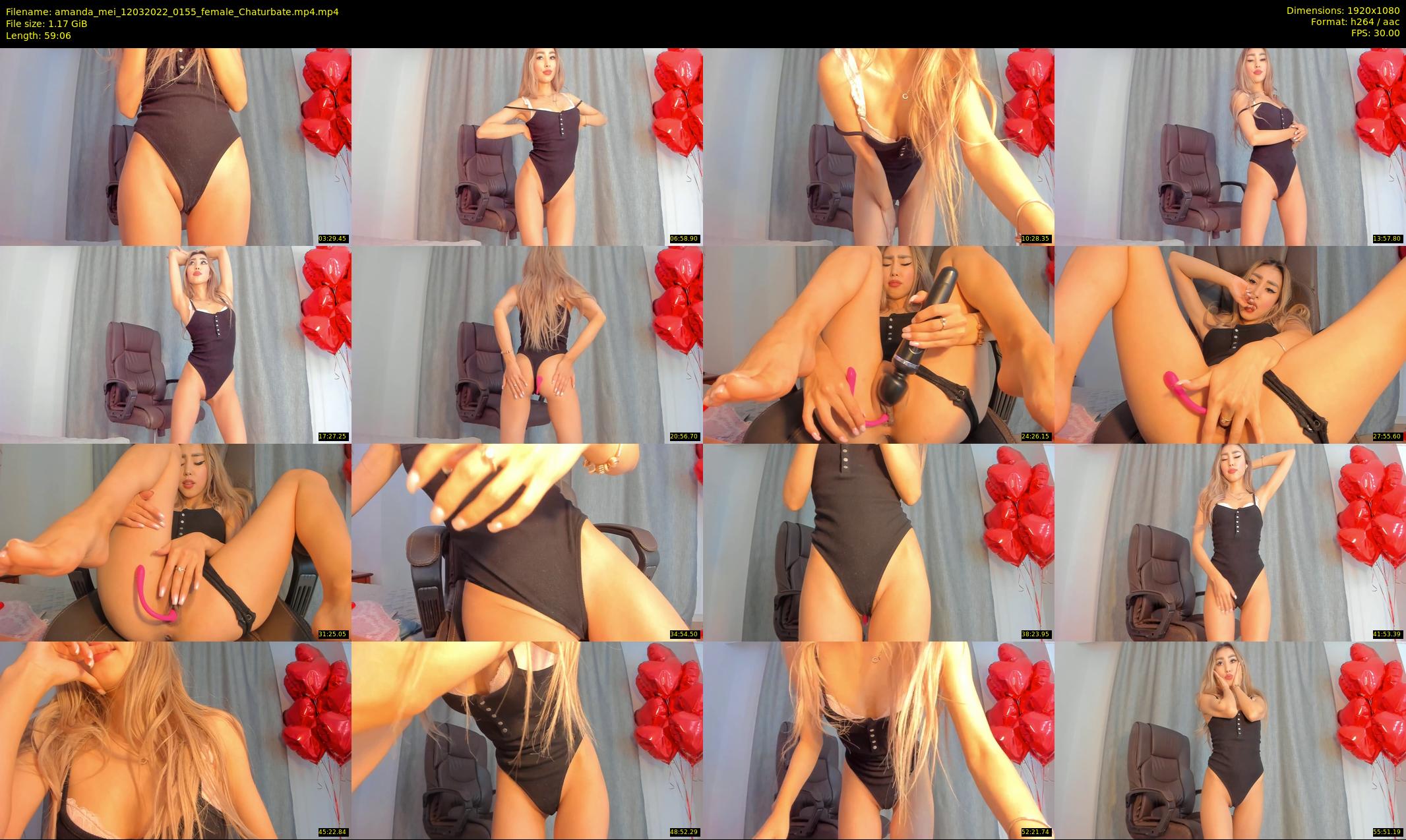 amanda_mei — 60 minute Chaturbate female cam show recording, 1080p, Mar 12, 2022