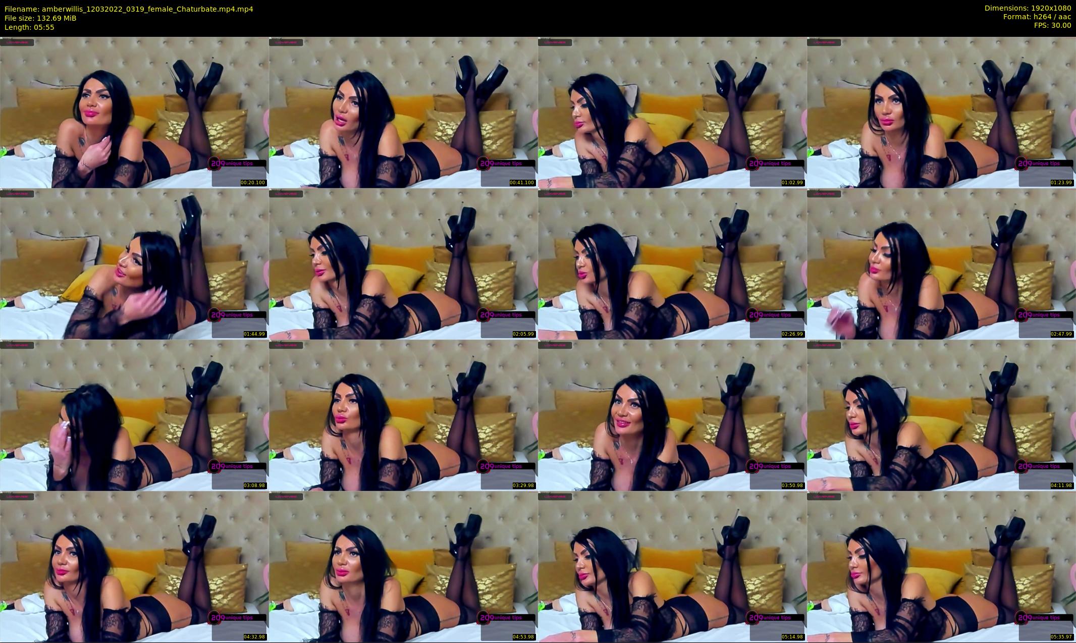 amberwillis — 6 minute Chaturbate female cam show recording, 1080p, Mar 12, 2022