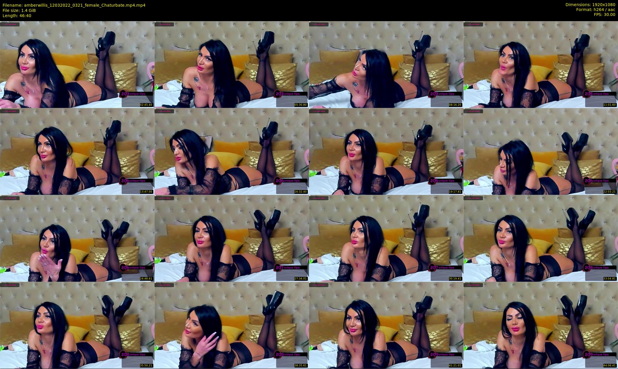 amberwillis — 47 minute Chaturbate female cam show recording, 1080p, Mar 12, 2022