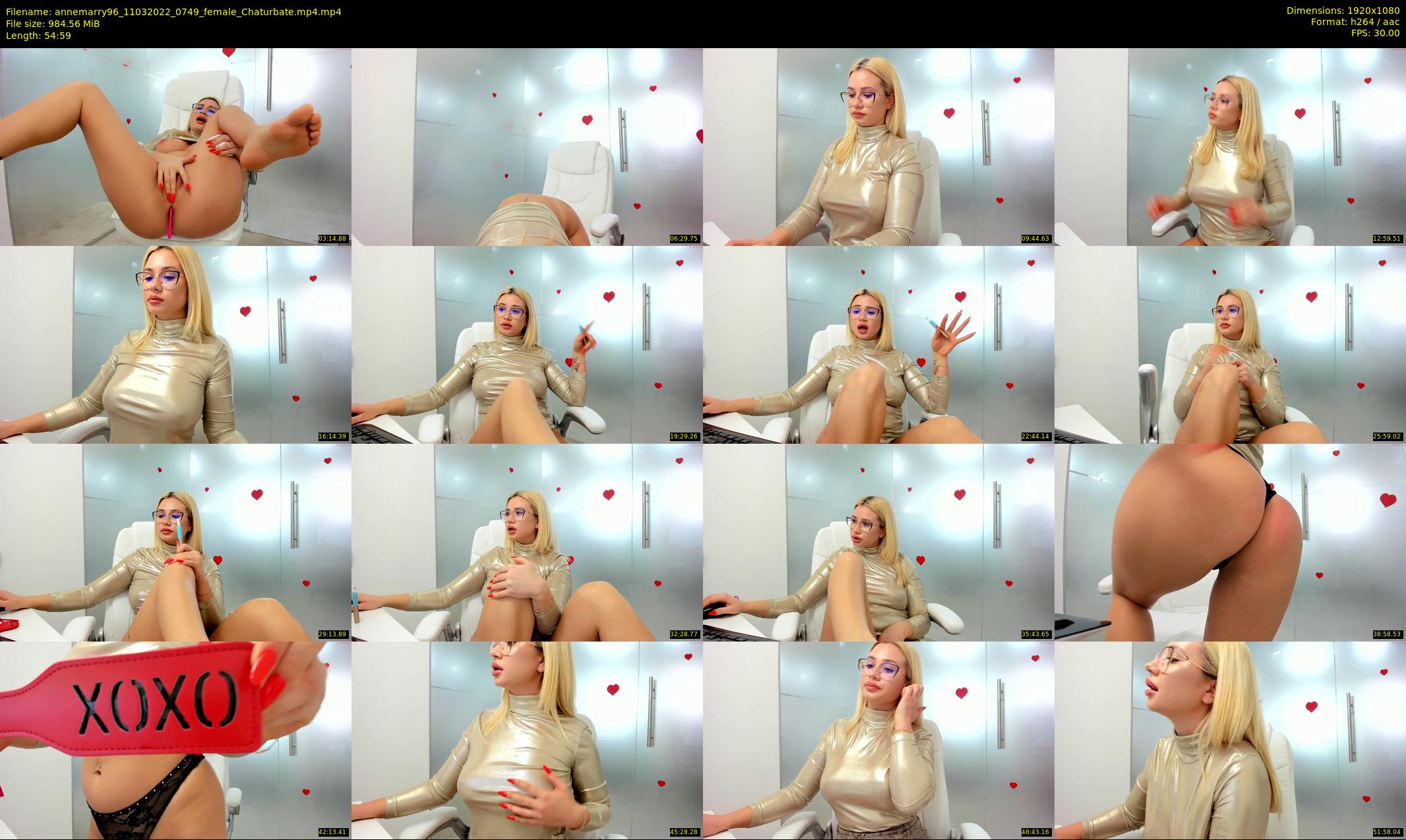 annemarry96 — 55 minute Chaturbate female cam show recording, 1080p, Mar 11, 2022