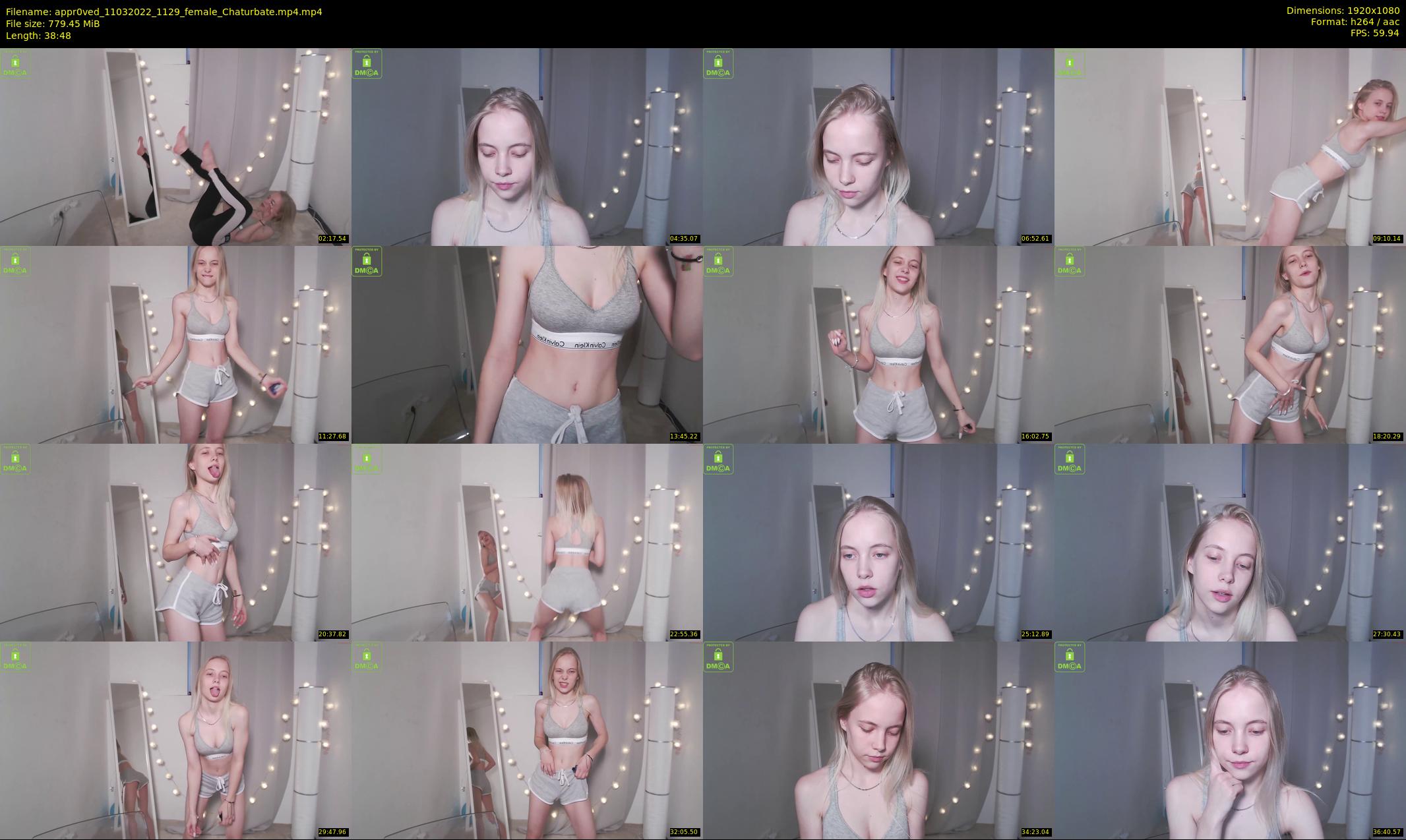 appr0ved — 39 minute Chaturbate female cam show recording, 1080p, Mar 11, 2022