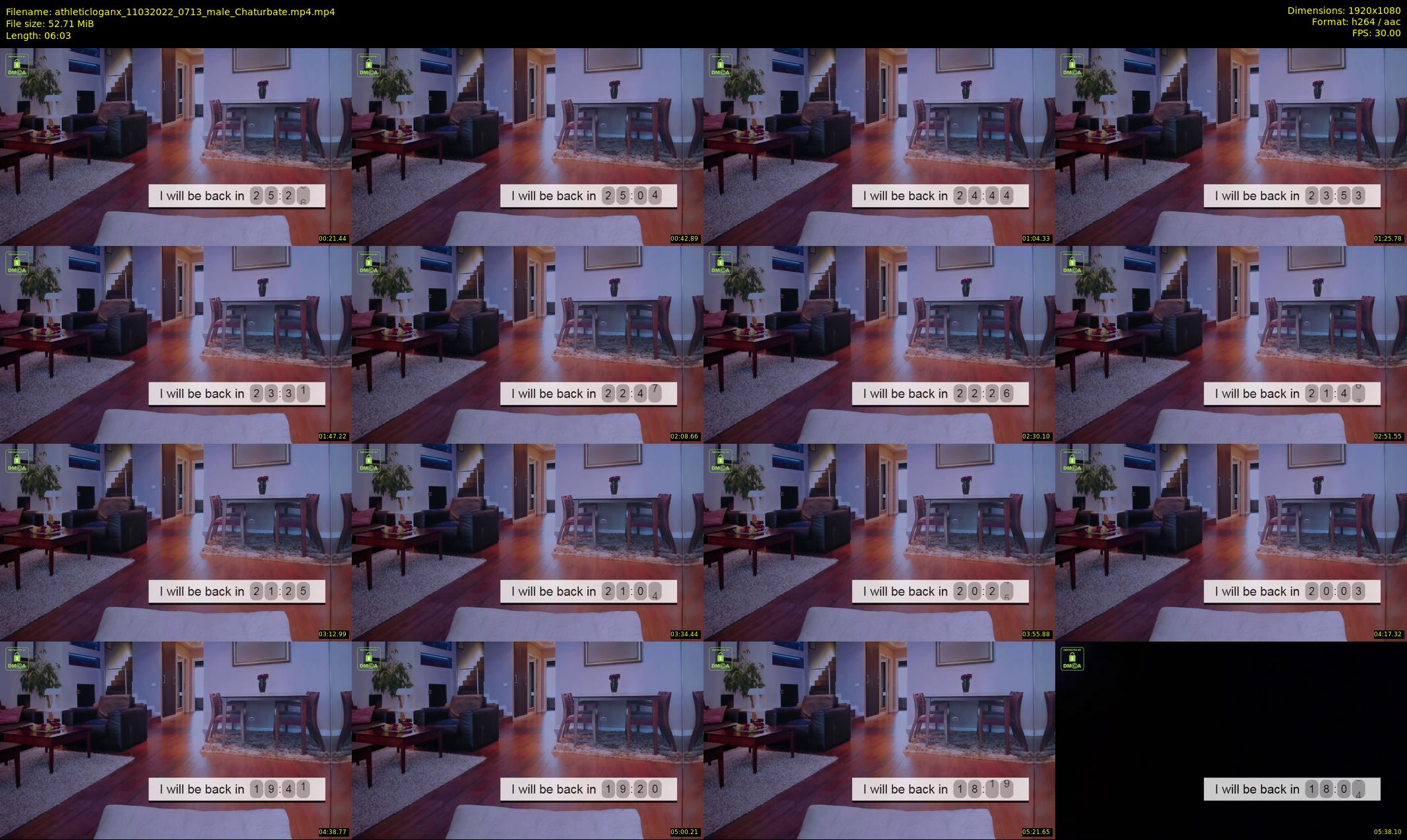 athleticloganx — 7 minute Chaturbate male cam show recording, 1080p, Mar 11, 2022