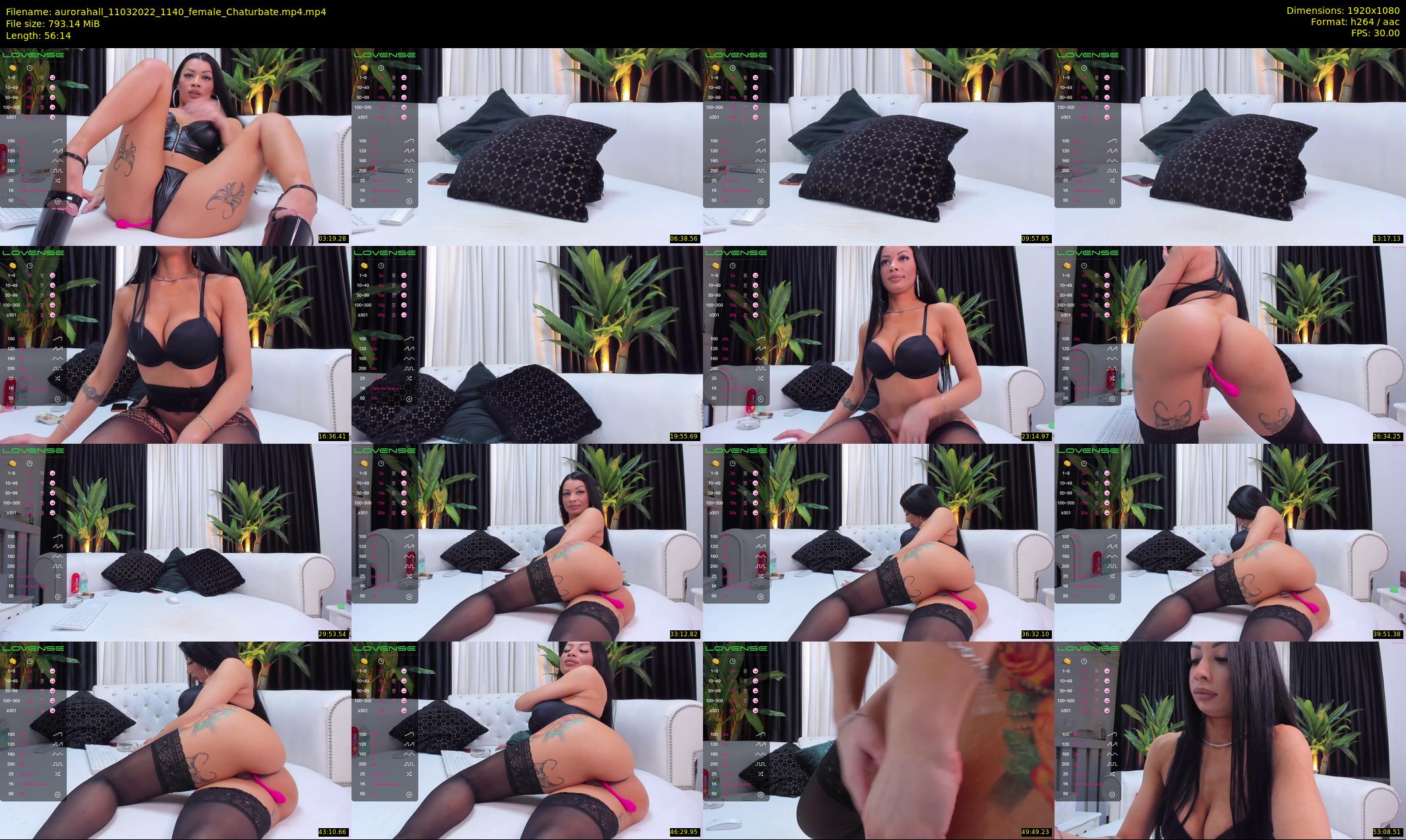 aurorahall — 57 minute Chaturbate female cam show recording, 1080p, Mar 11, 2022
