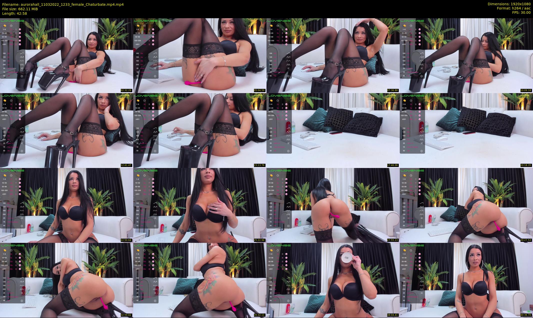 aurorahall — 43 minute Chaturbate female cam show recording, 1080p, Mar 11, 2022