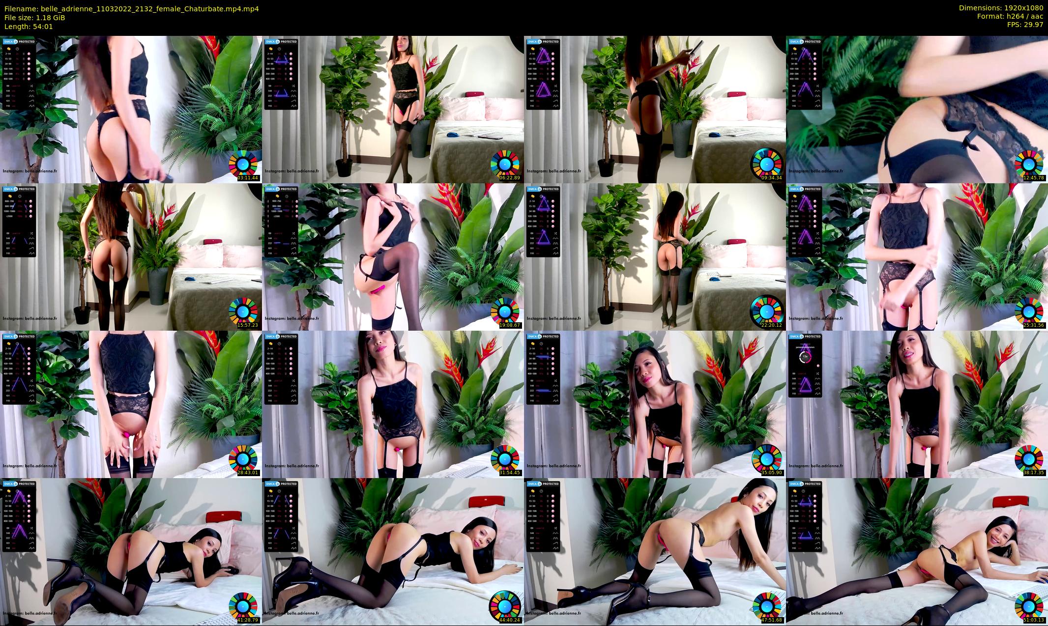 belle_adrienne — 55 minute Chaturbate couple cam show recording, 1080p, Mar 11, 2022