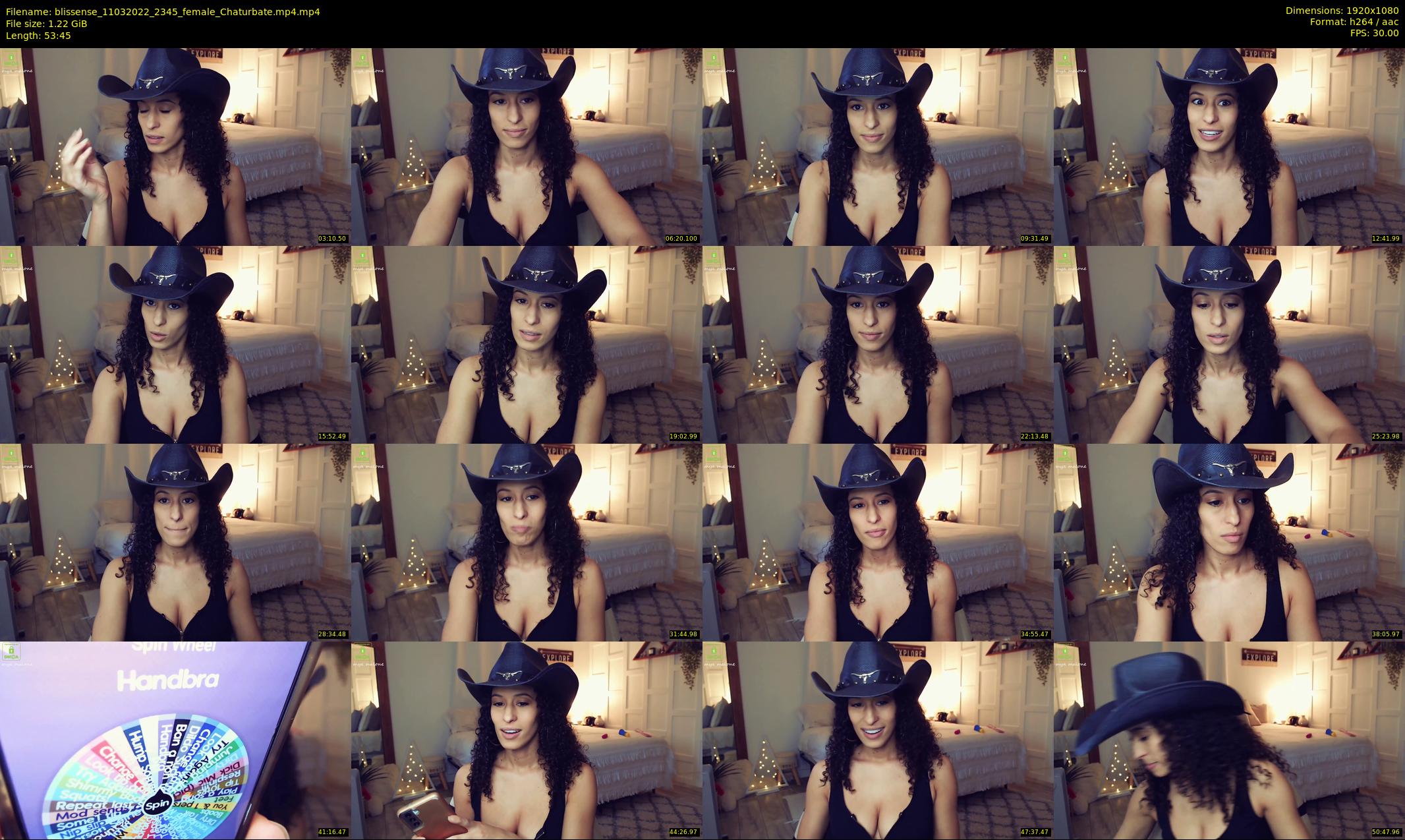 blissense — 54 minute Chaturbate female cam show recording, 1080p, Mar 11, 2022