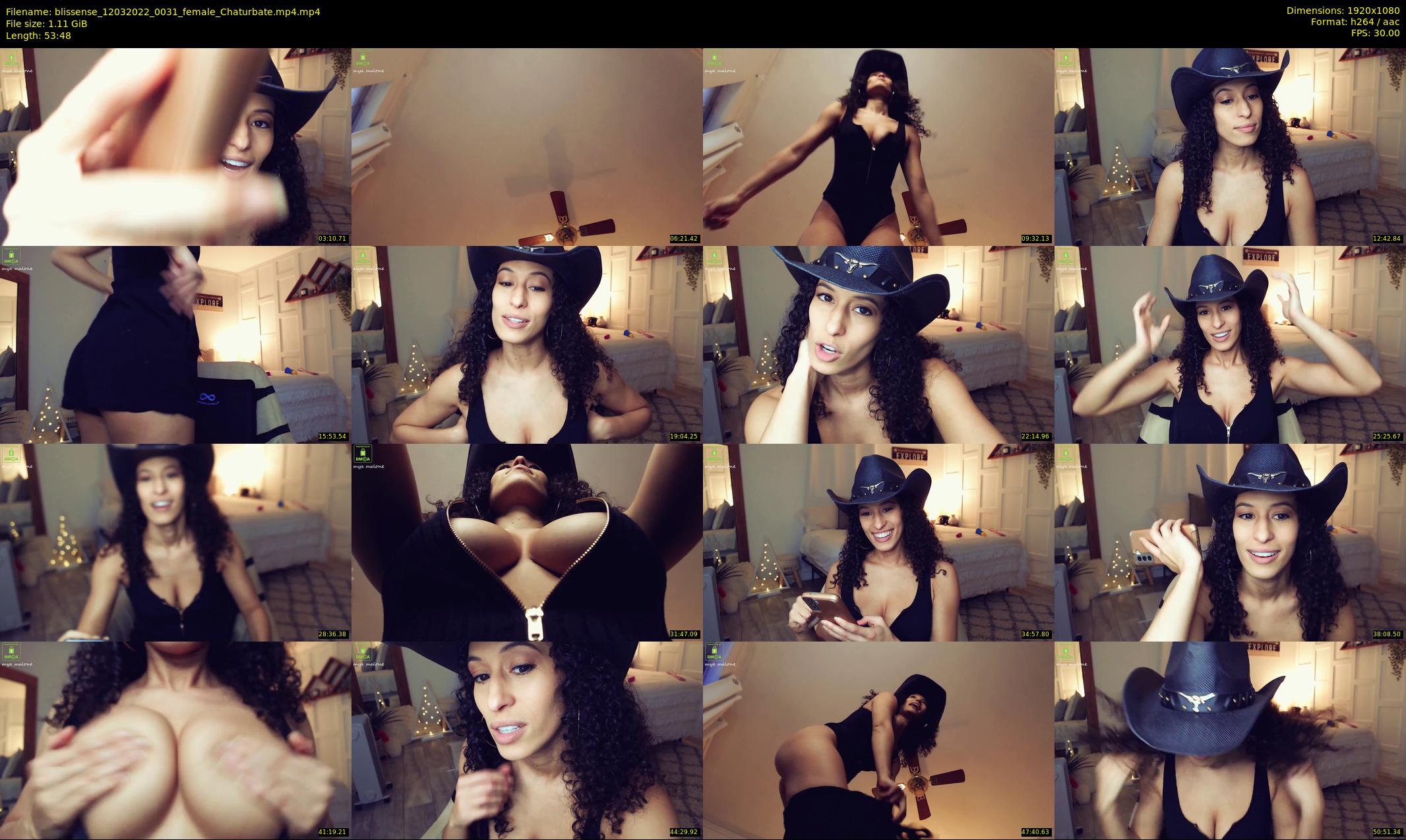 blissense — 54 minute Chaturbate female cam show recording, 1080p, Mar 12, 2022