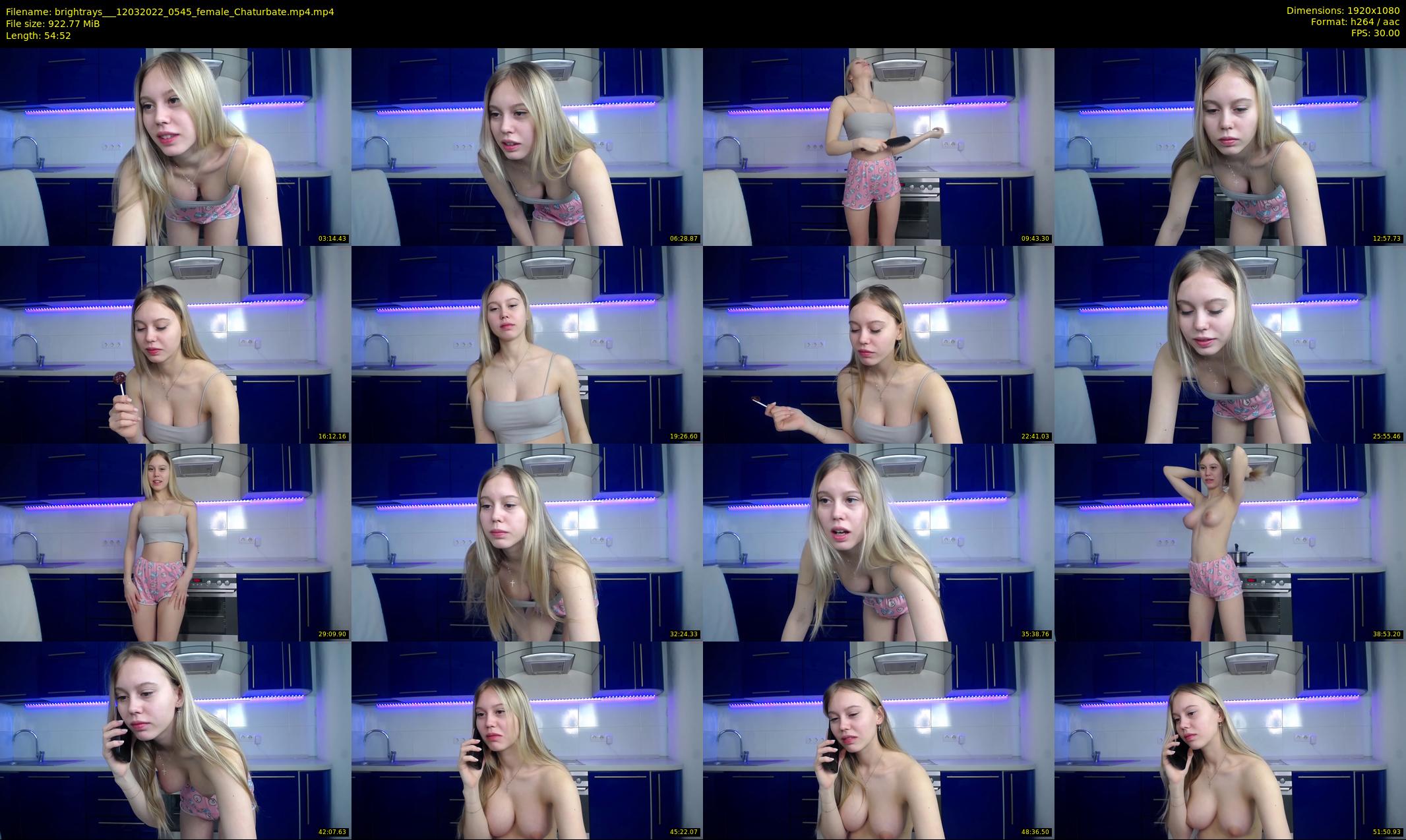 brightrays__ — 55 minute Chaturbate female cam show recording, 1080p, Mar 12, 2022