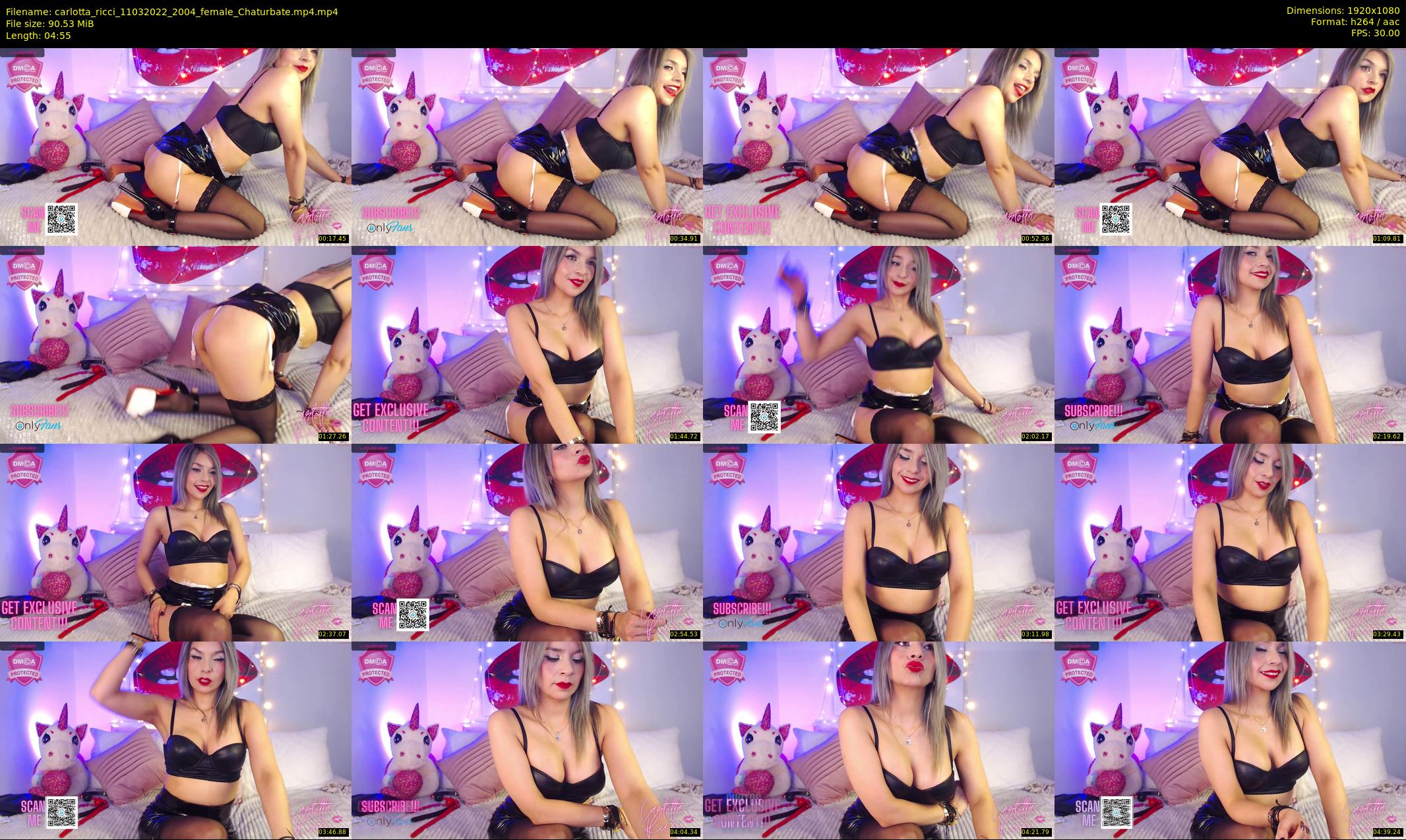carlotta_ricci — 5 minute Chaturbate female cam show recording, 1080p, Mar 11, 2022