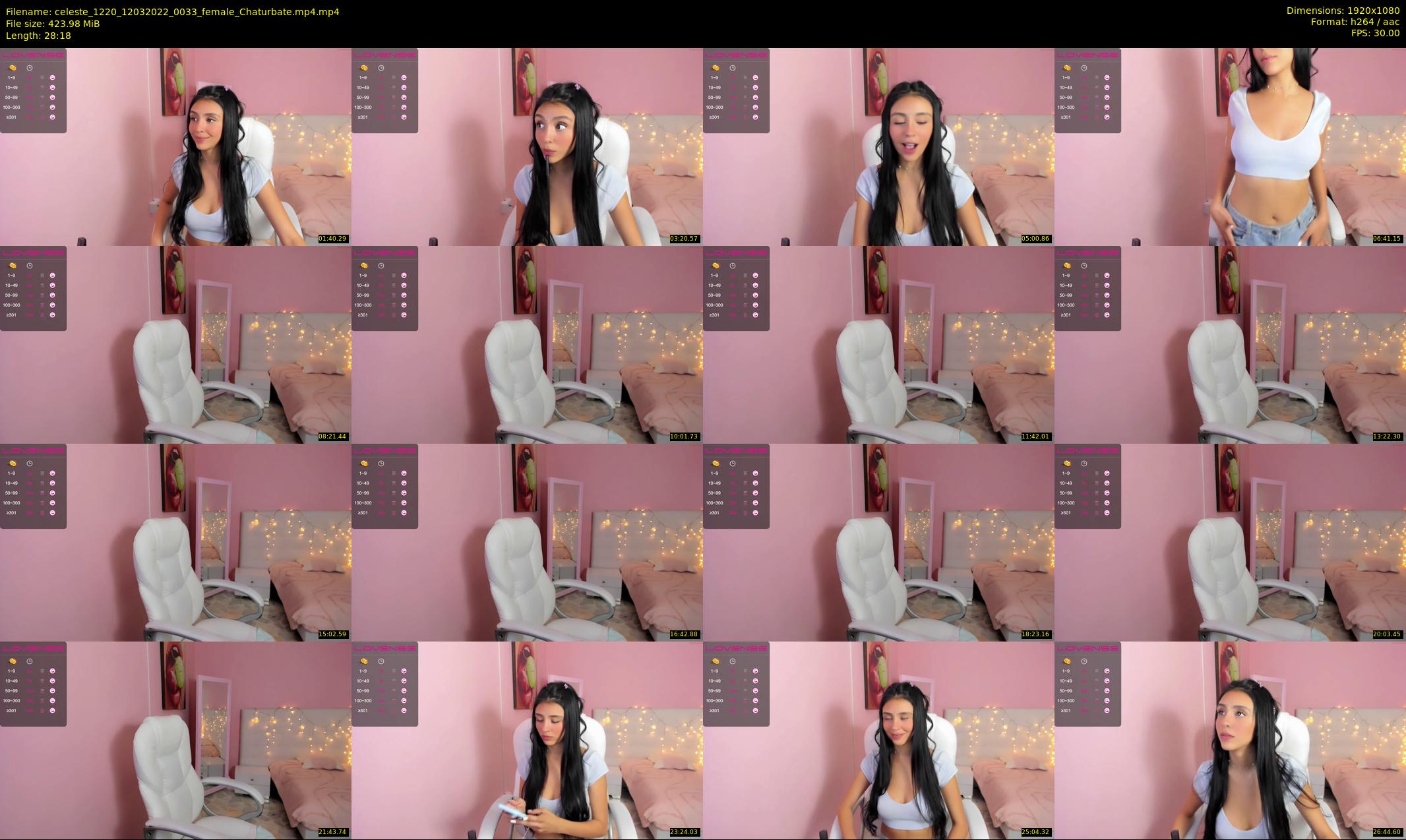celeste_1220 — 29 minute Chaturbate female cam show recording, 1080p, Mar 12, 2022