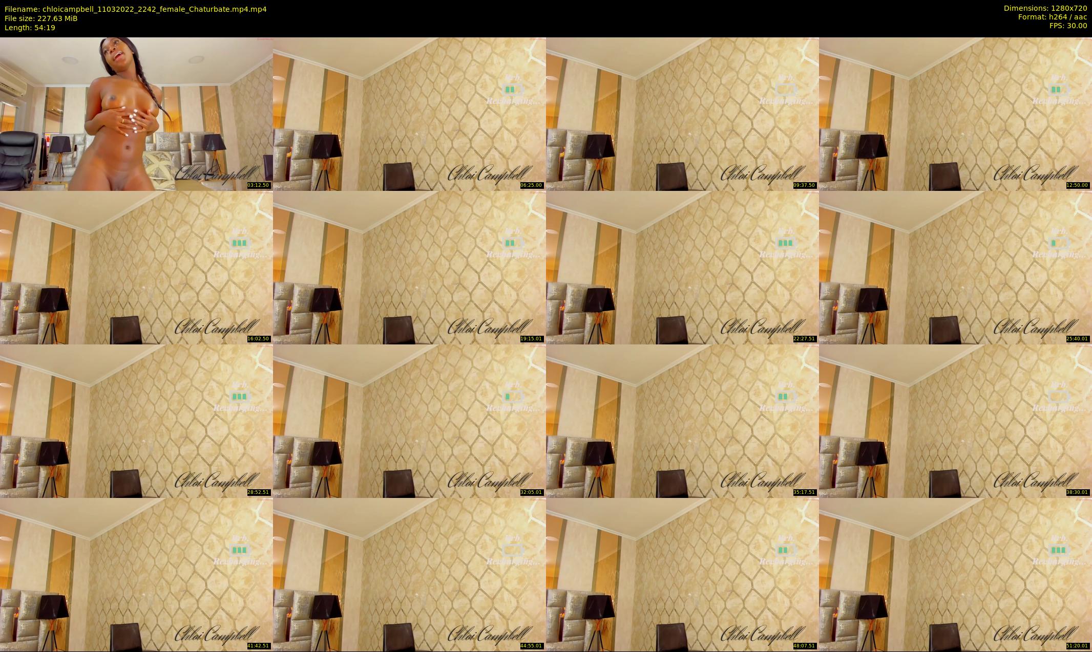 chloicampbell — 55 minute Chaturbate female cam show recording, 720p, Mar 11, 2022