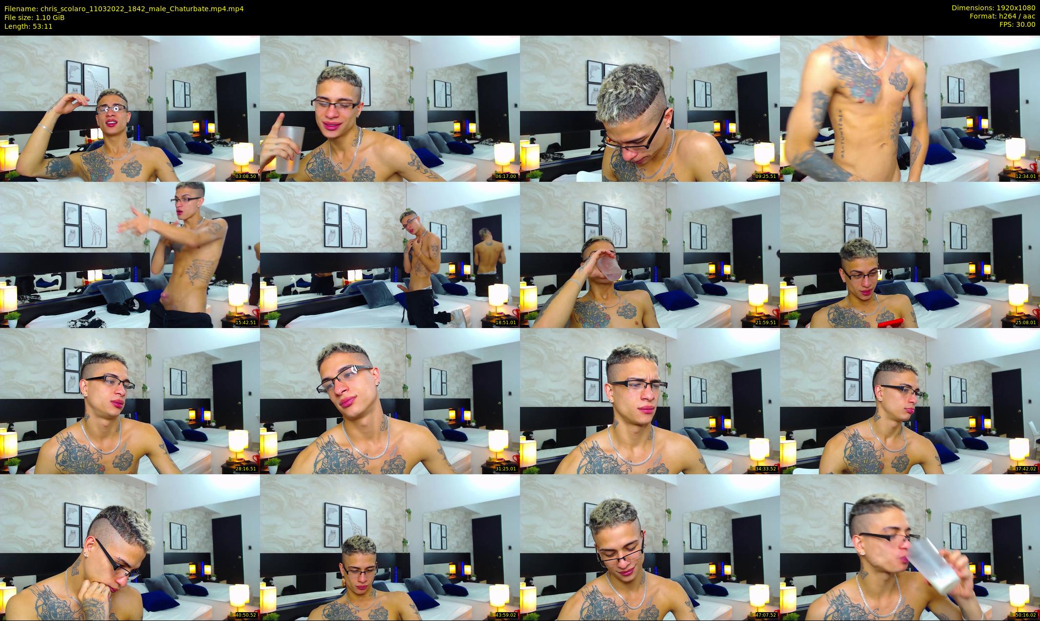 chris_scolaro — 54 minute Chaturbate male cam show recording, 1080p, Mar 11, 2022