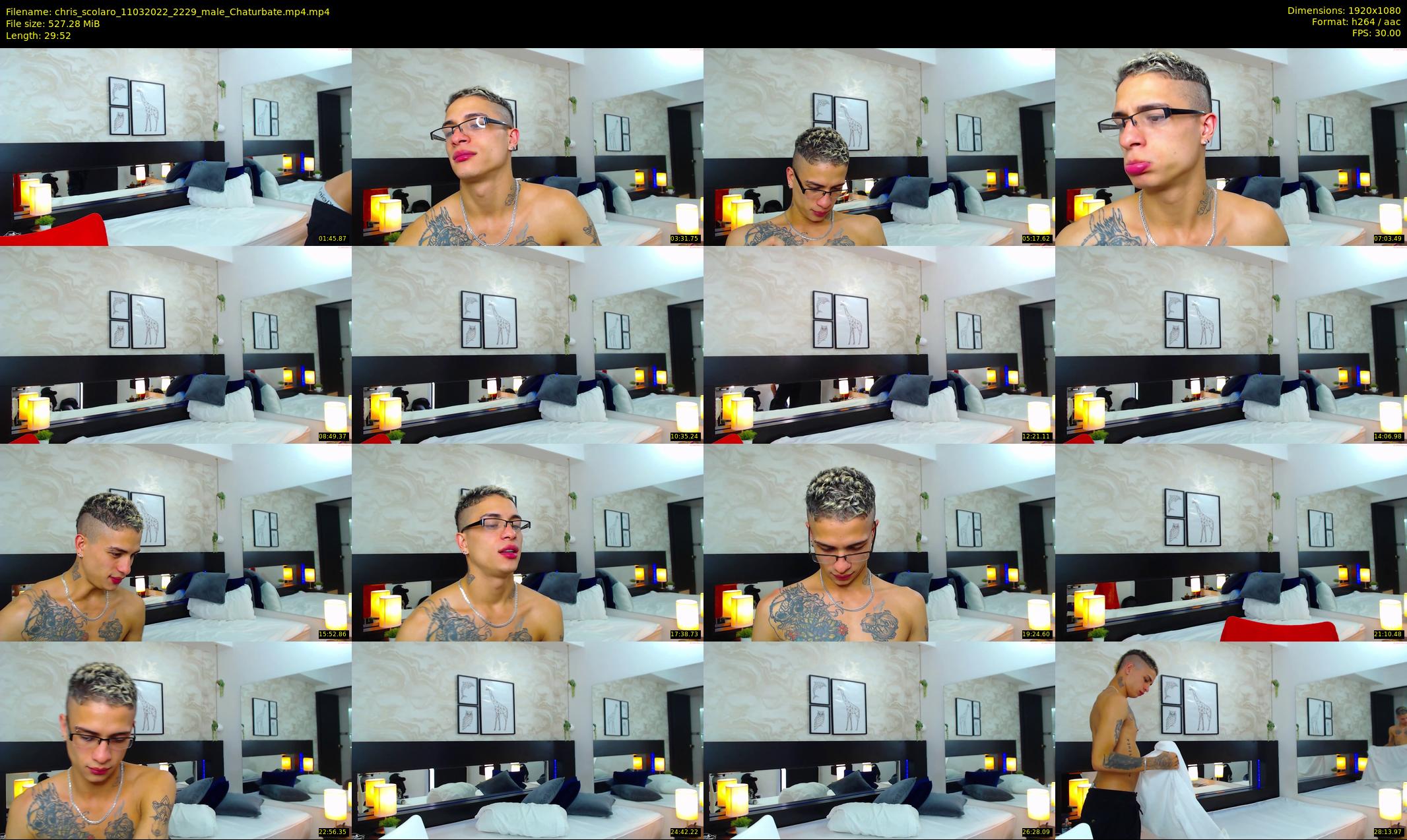chris_scolaro — 30 minute Chaturbate male cam show recording, 1080p, Mar 11, 2022