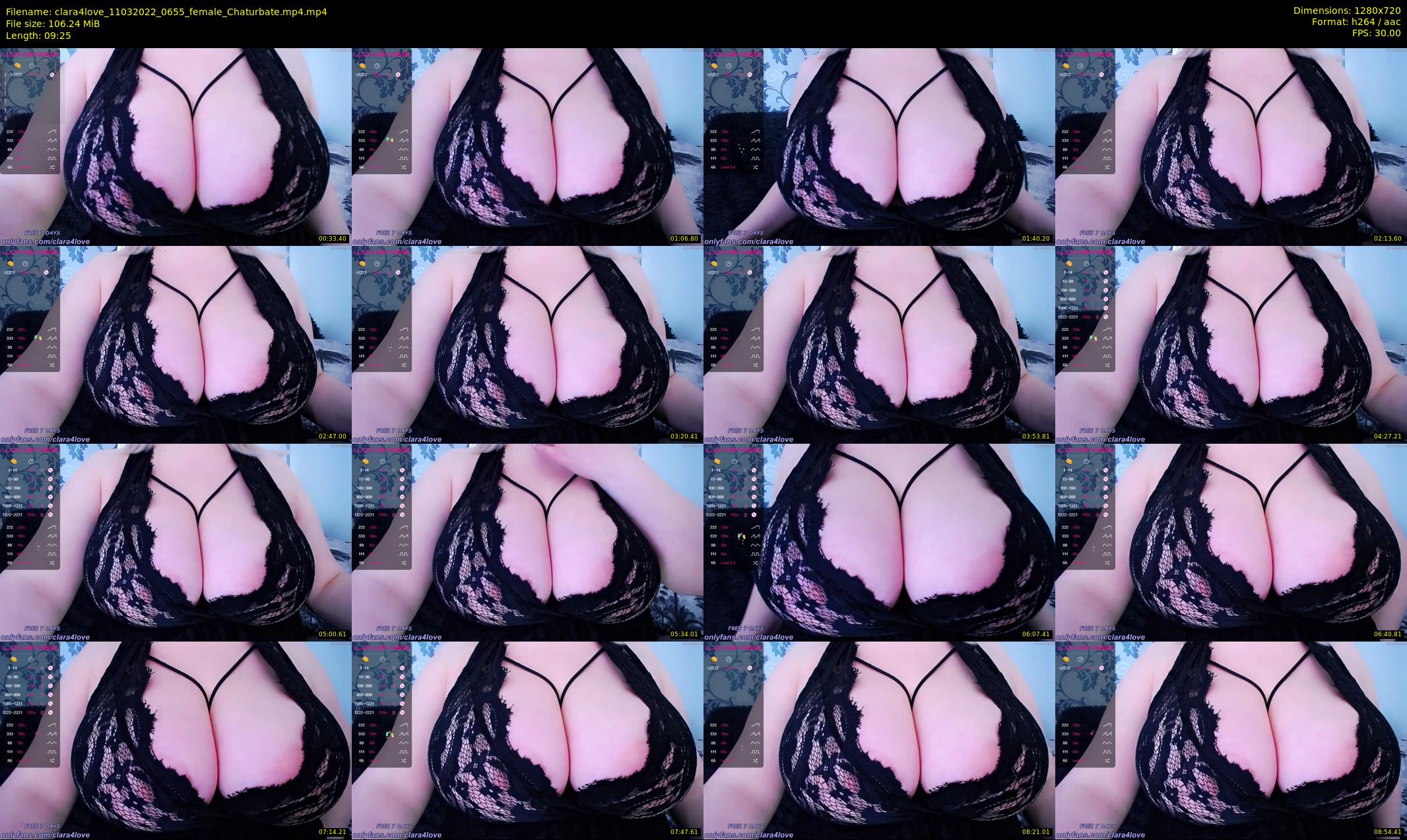 clara4love — 10 minute Chaturbate female cam show recording, 720p, Mar 11, 2022