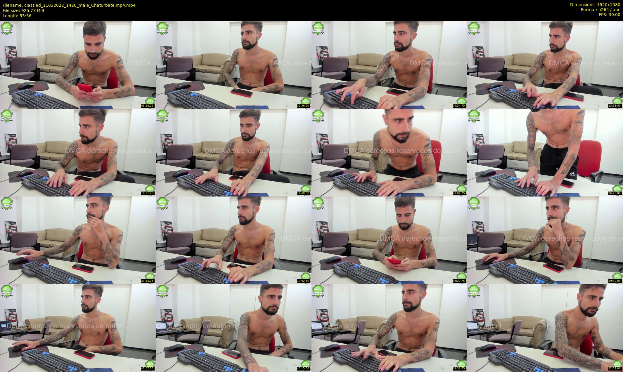 classied — 56 minute Chaturbate male cam show recording, 1080p, Mar 11, 2022