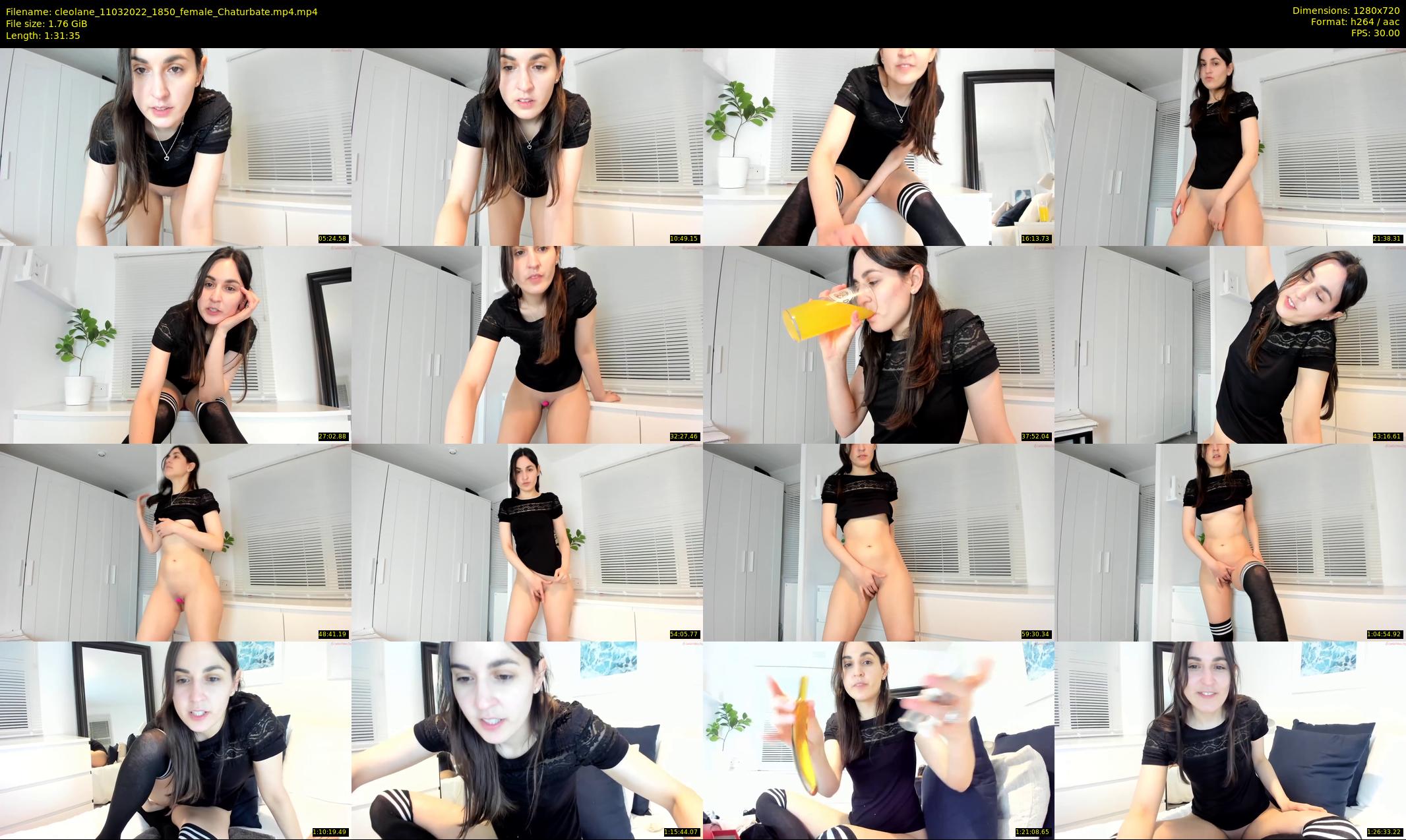 cleolane — 92 minute Chaturbate female cam show recording, 720p, Mar 11, 2022