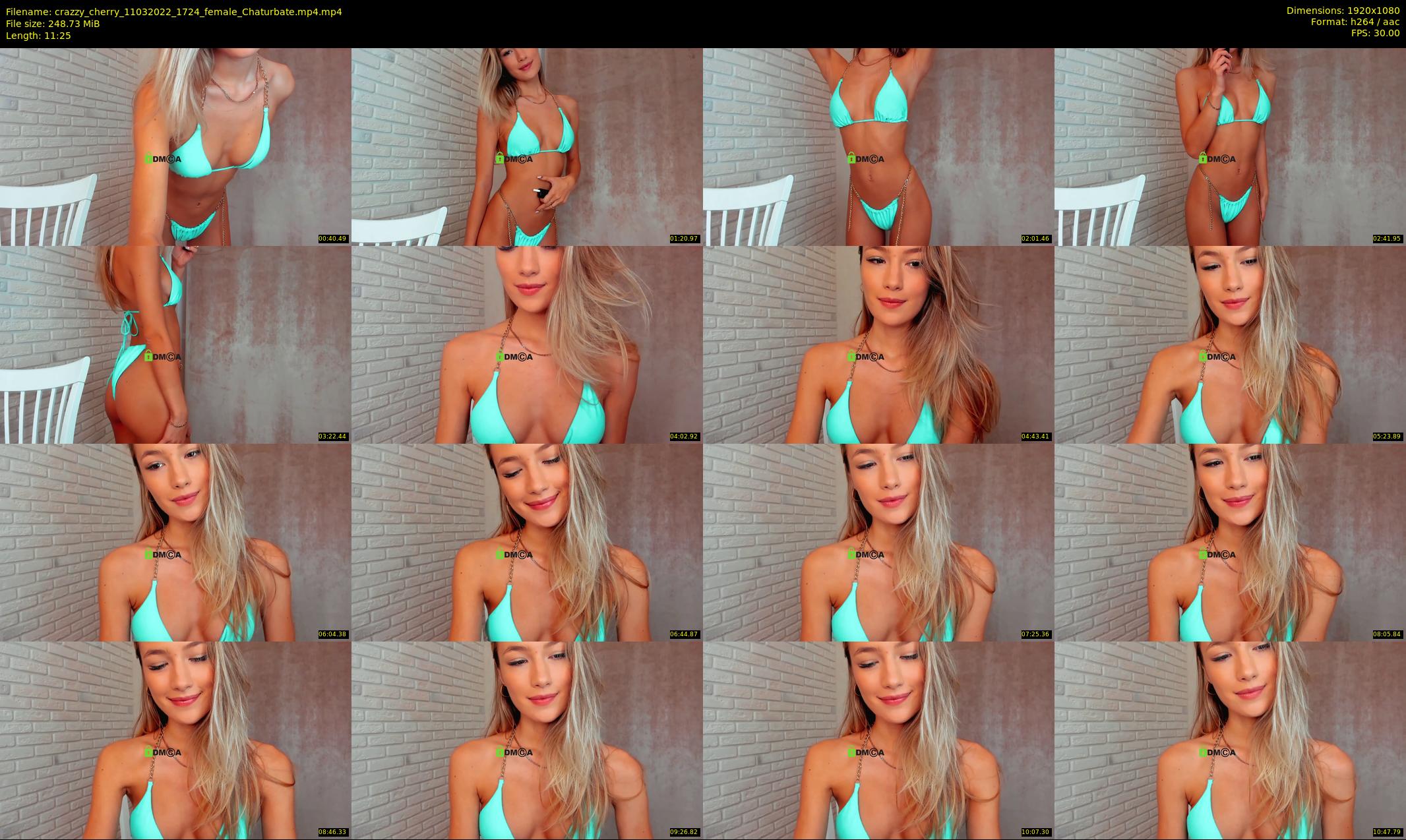 crazzy_cherry — 12 minute Chaturbate female cam show recording, 1080p, Mar 11, 2022