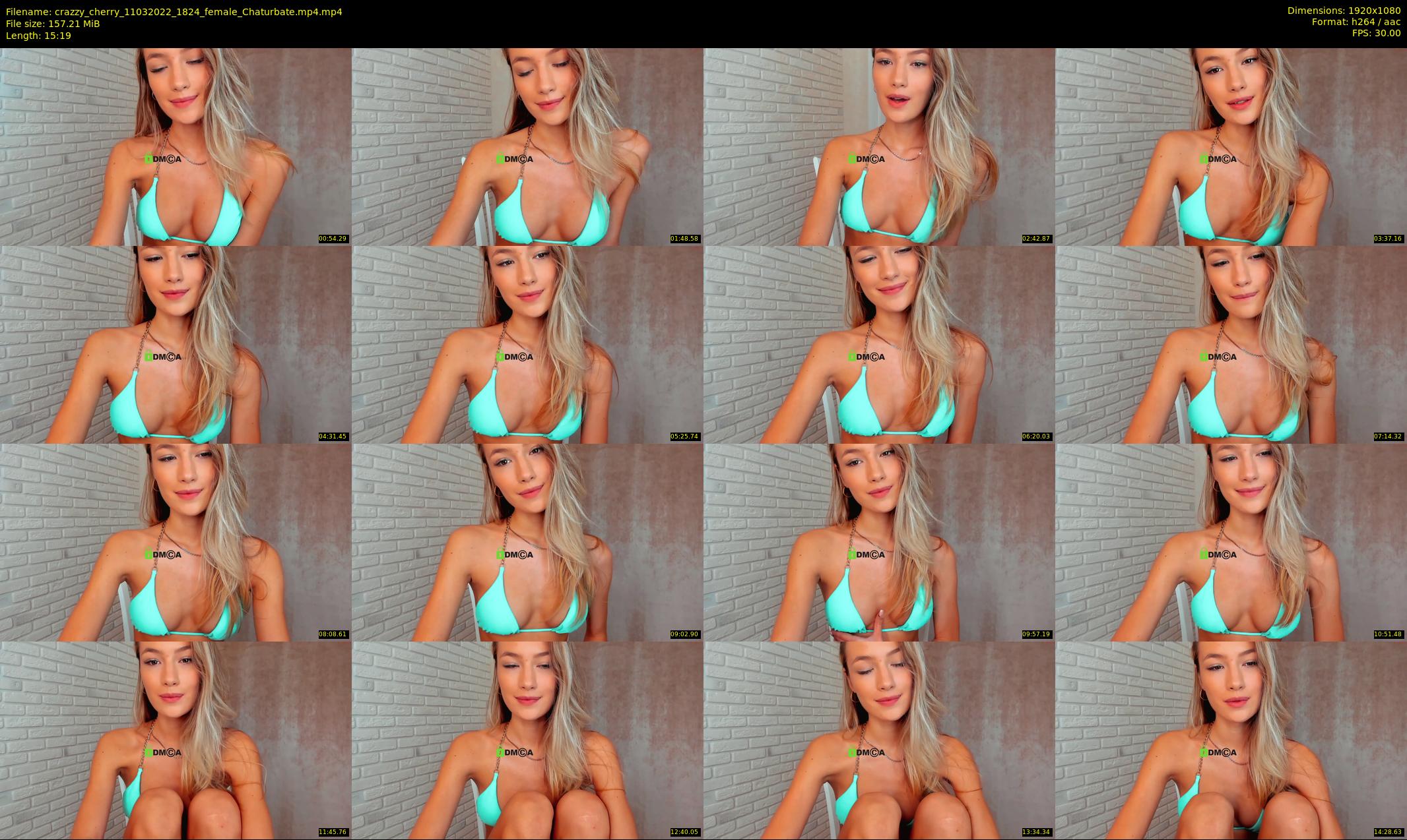 crazzy_cherry — 16 minute Chaturbate female cam show recording, 1080p, Mar 11, 2022