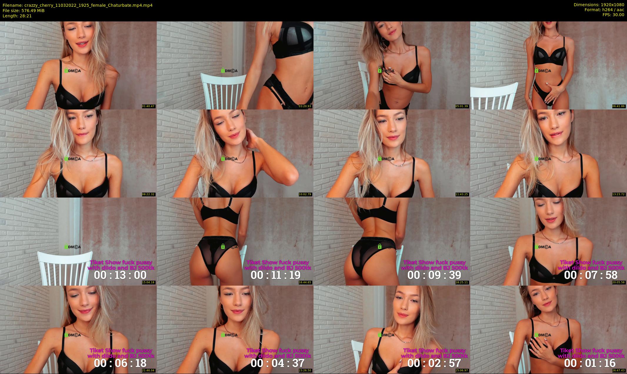 crazzy_cherry — 29 minute Chaturbate female cam show recording, 1080p, Mar 11, 2022