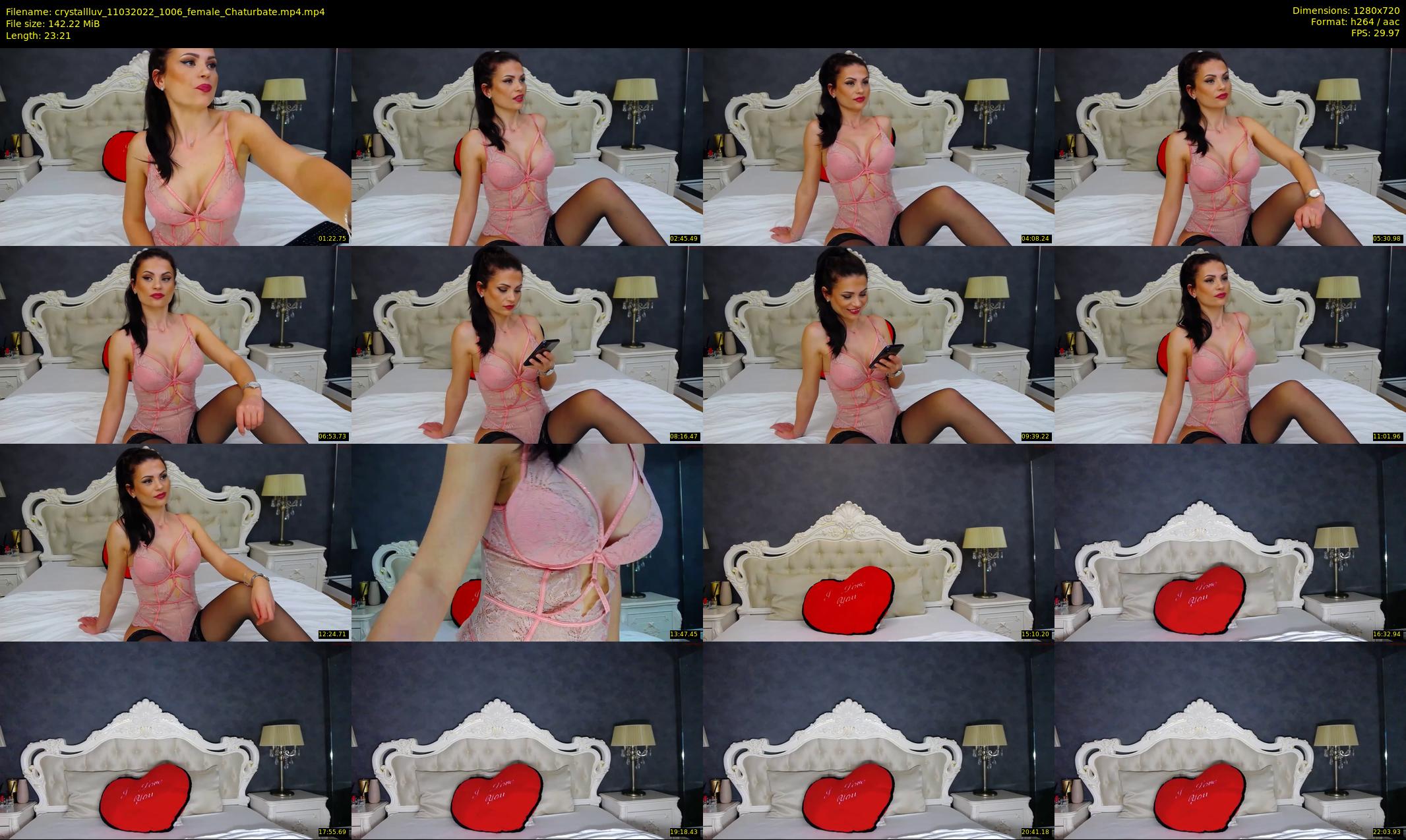 crystallluv — 24 minute Chaturbate female cam show recording, 720p, Mar 11, 2022