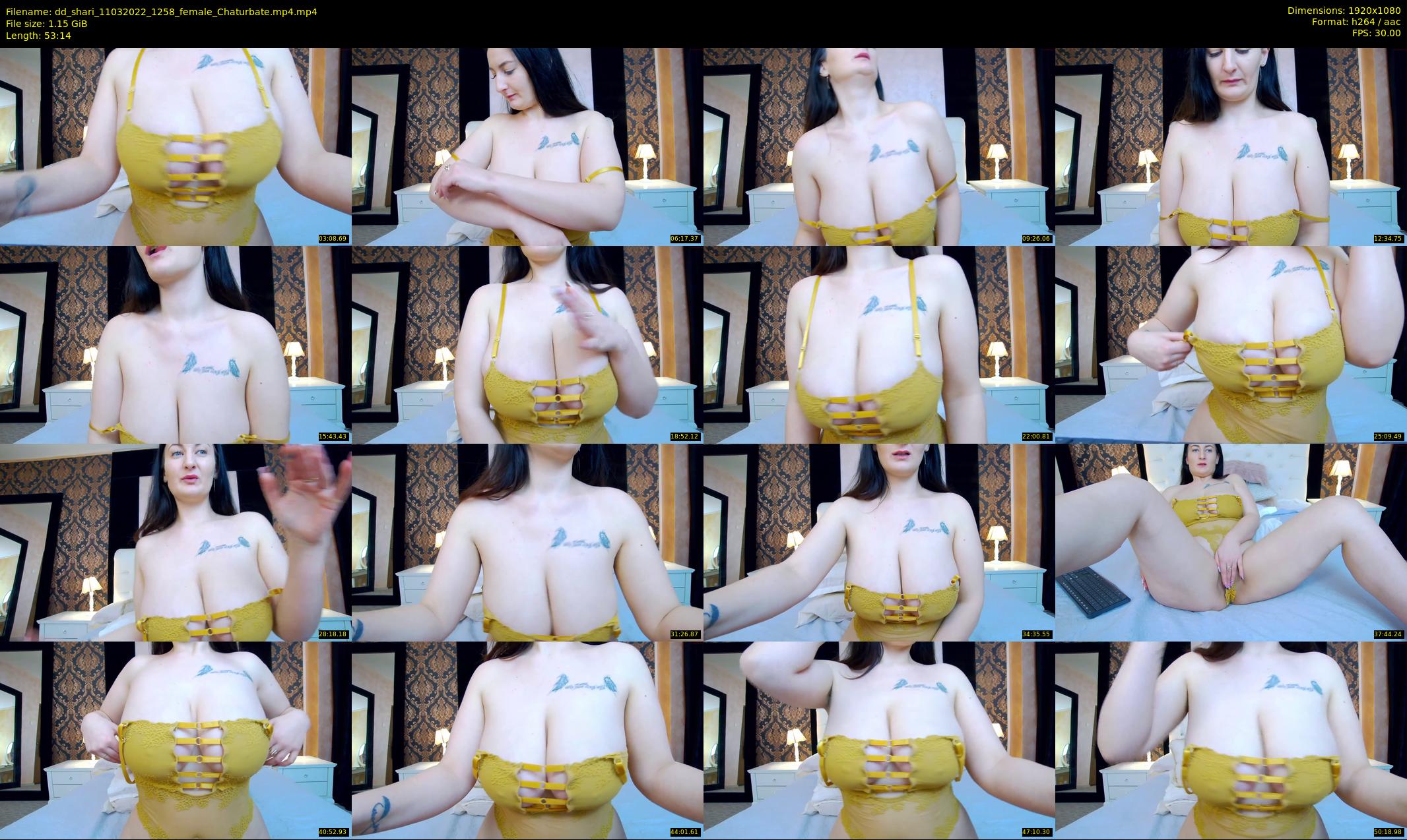 dd_shari — 54 minute Chaturbate female cam show recording, 1080p, Mar 11, 2022
