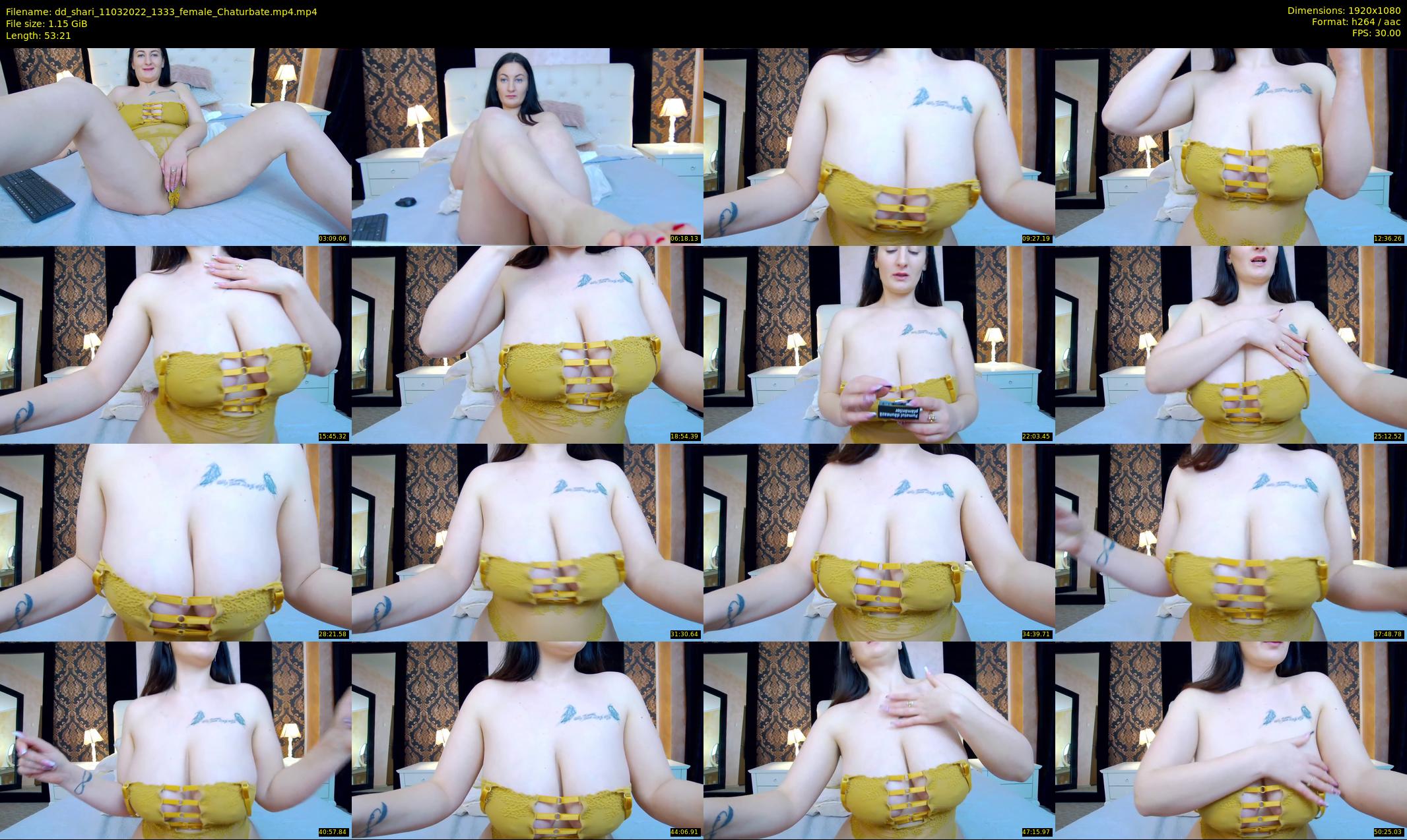 dd_shari — 54 minute Chaturbate female cam show recording, 1080p, Mar 11, 2022