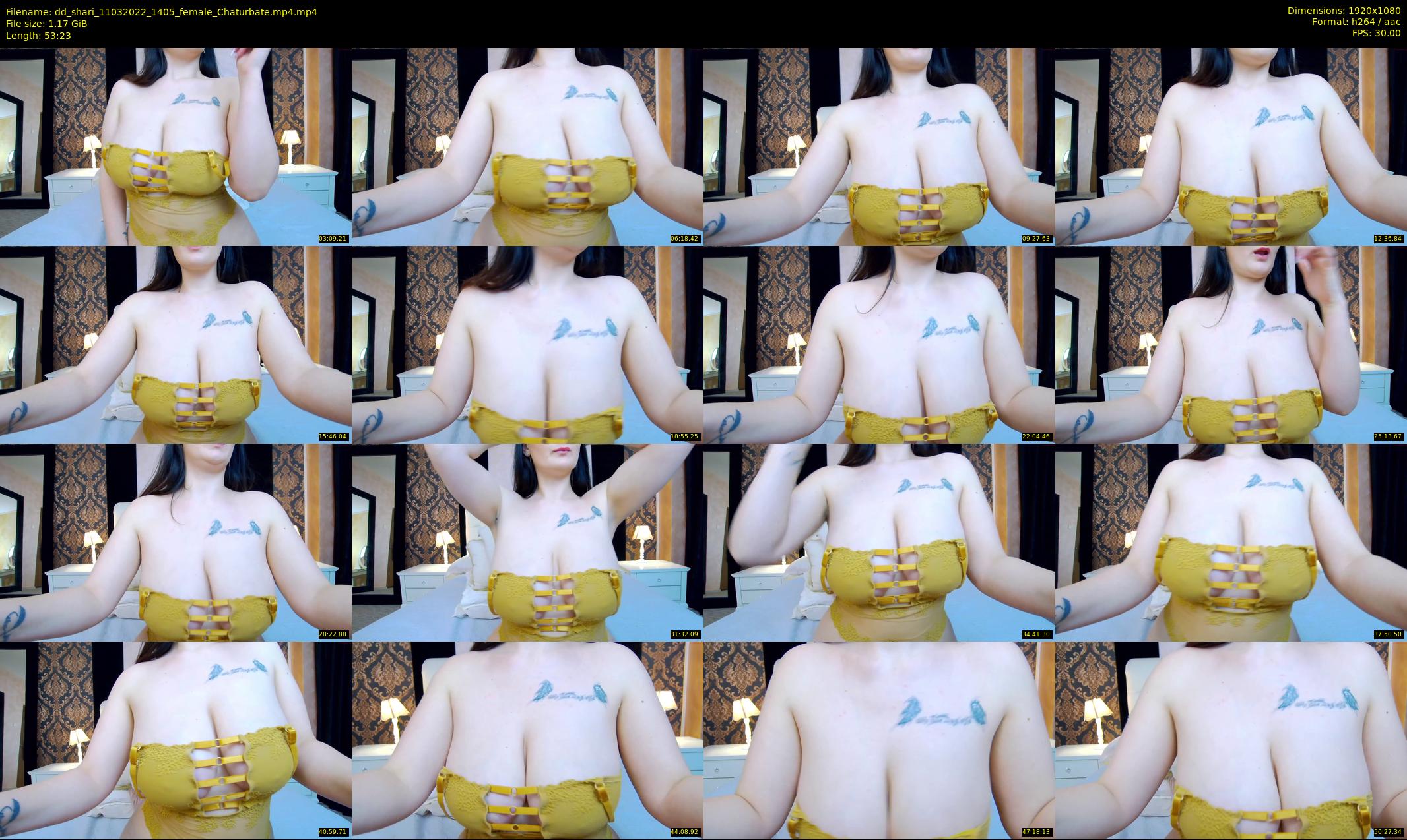 dd_shari — 54 minute Chaturbate female cam show recording, 1080p, Mar 11, 2022
