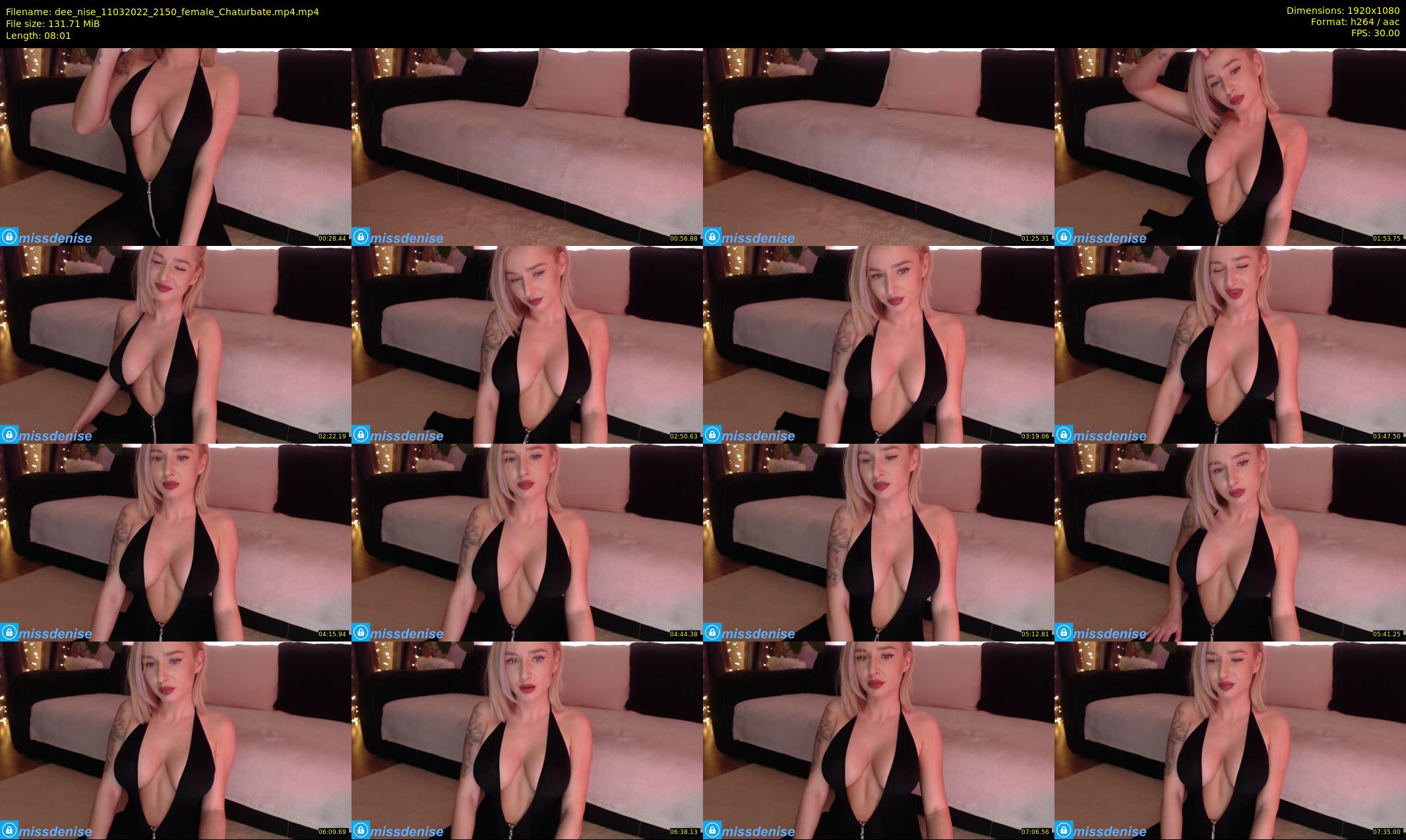 dee_nise — 9 minute Chaturbate female cam show recording, 1080p, Mar 11, 2022