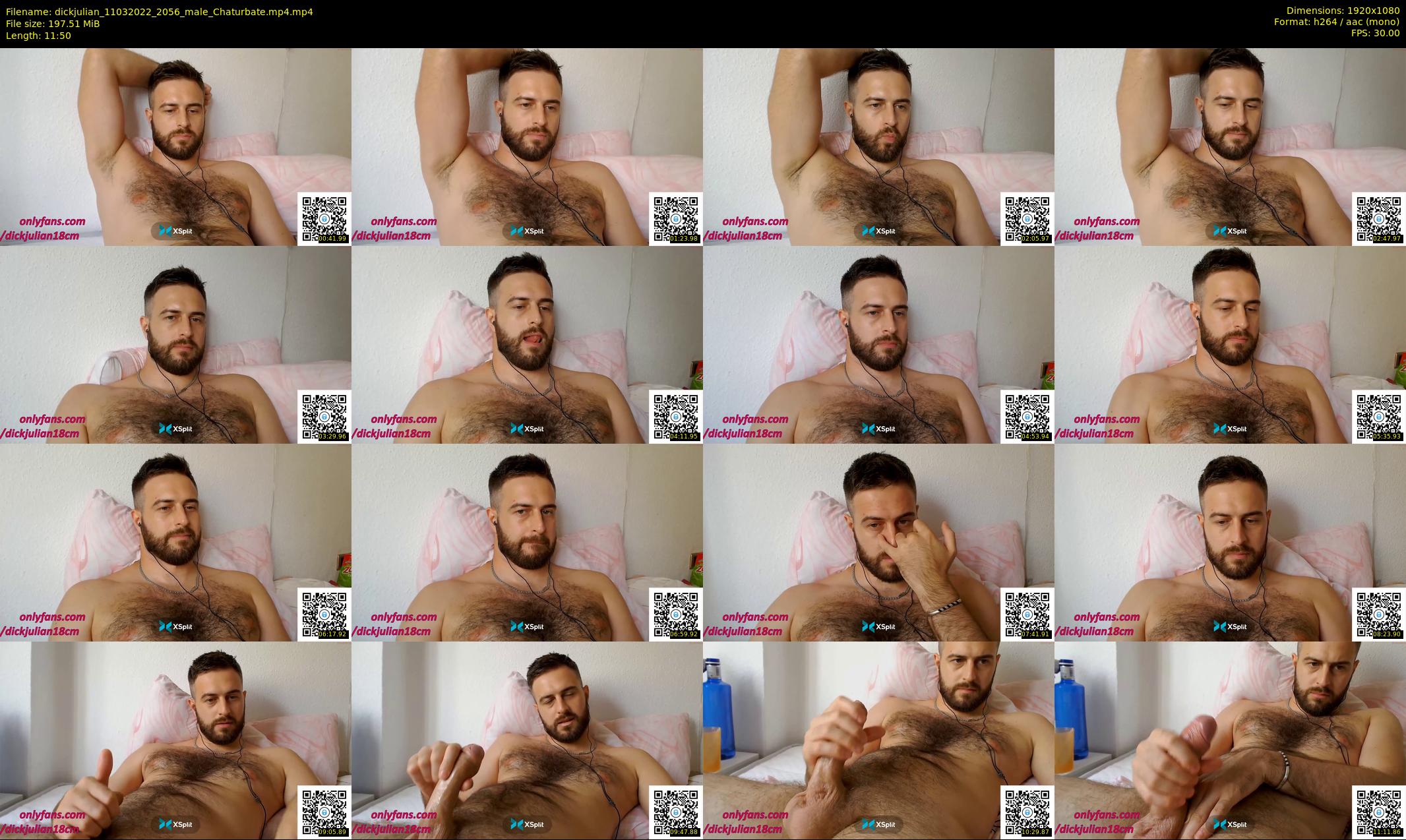 dickjulian — 12 minute Chaturbate male cam show recording, 1080p, Mar 11, 2022
