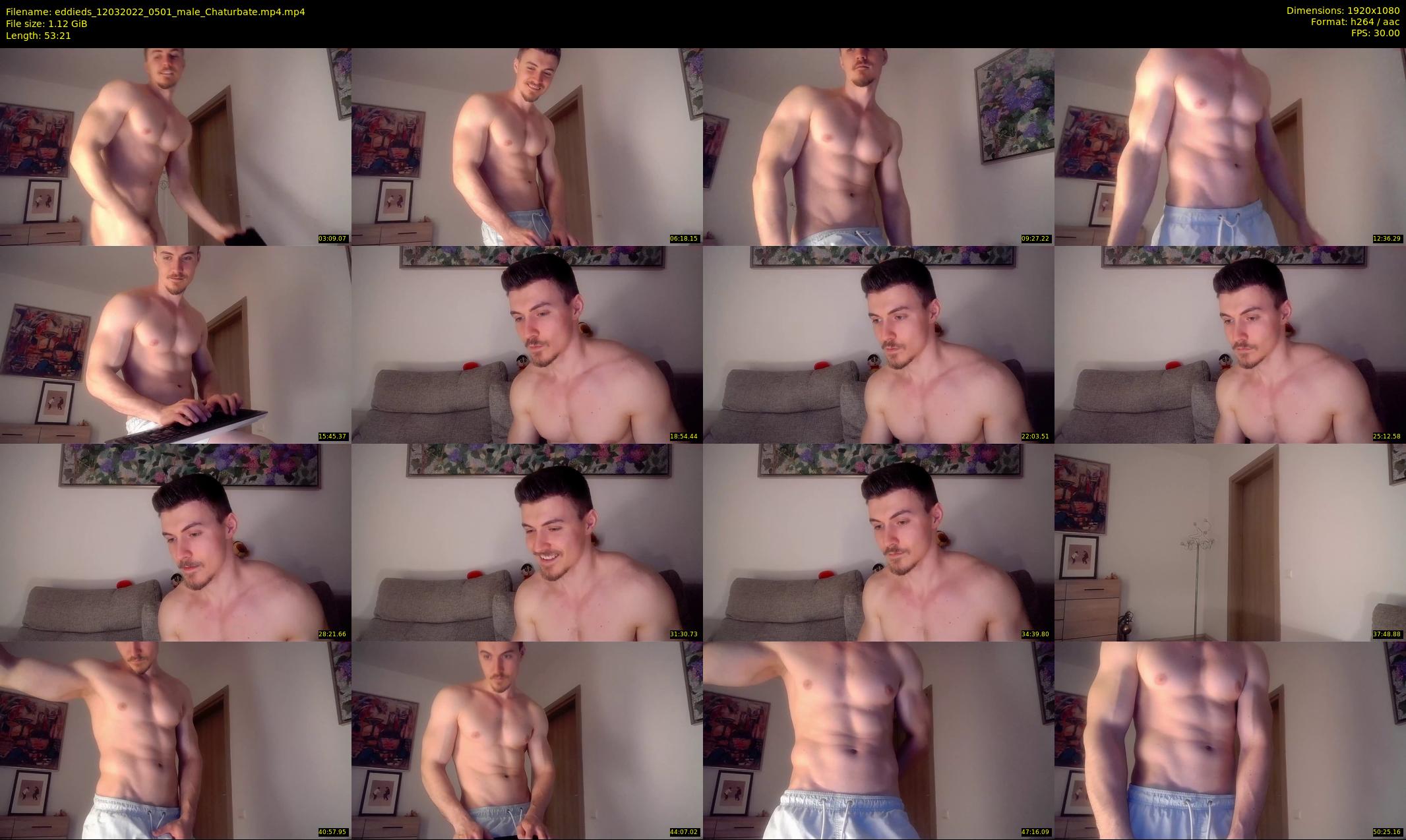 eddieds — 54 minute Chaturbate male cam show recording, 1080p, Mar 12, 2022