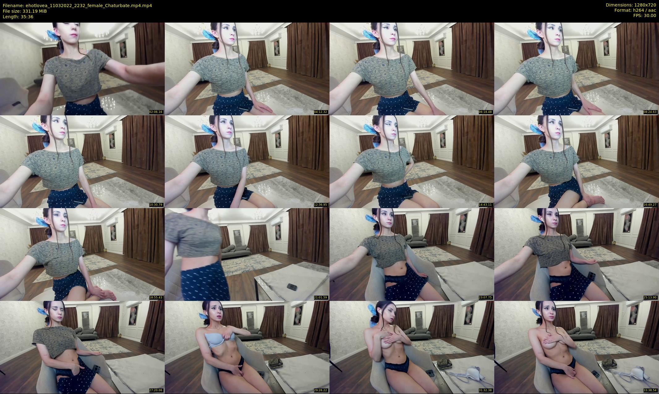 ehotlovea — 36 minute Chaturbate female cam show recording, 720p, Mar 11, 2022