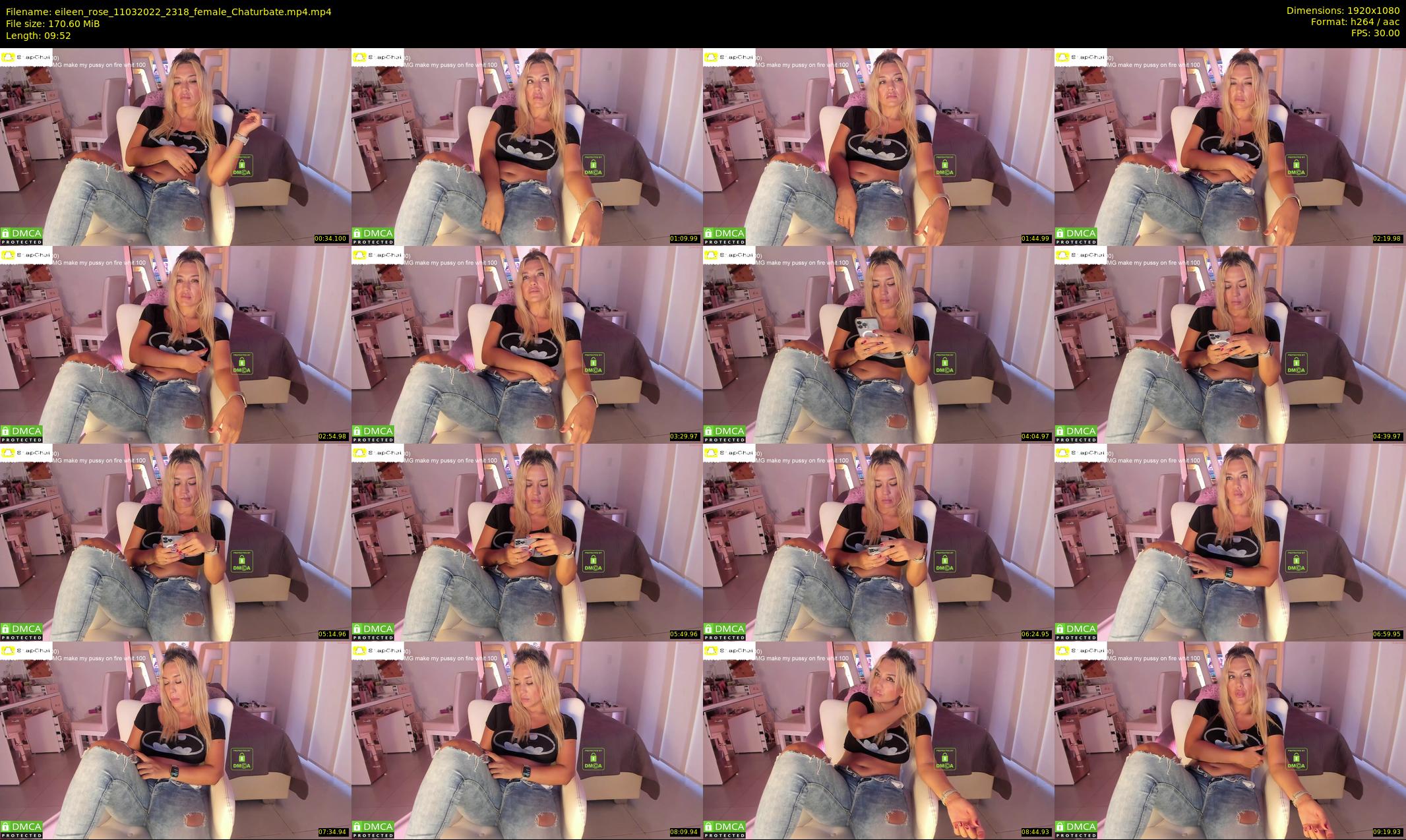 eileen_rose — 10 minute Chaturbate female cam show recording, 1080p, Mar 11, 2022